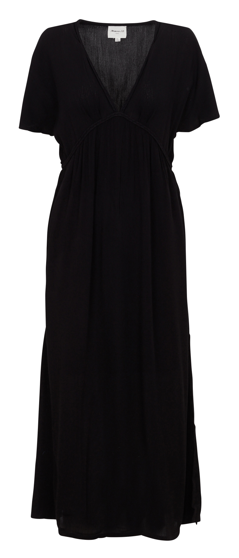 Long V-neck dress MAISON 123 Black