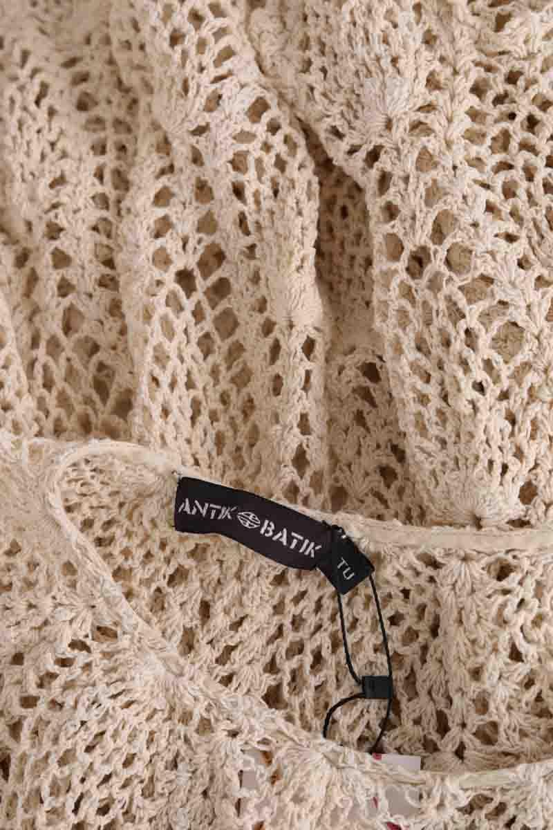 Crinkle top ANTIK BATIK - Seconde Main Beige