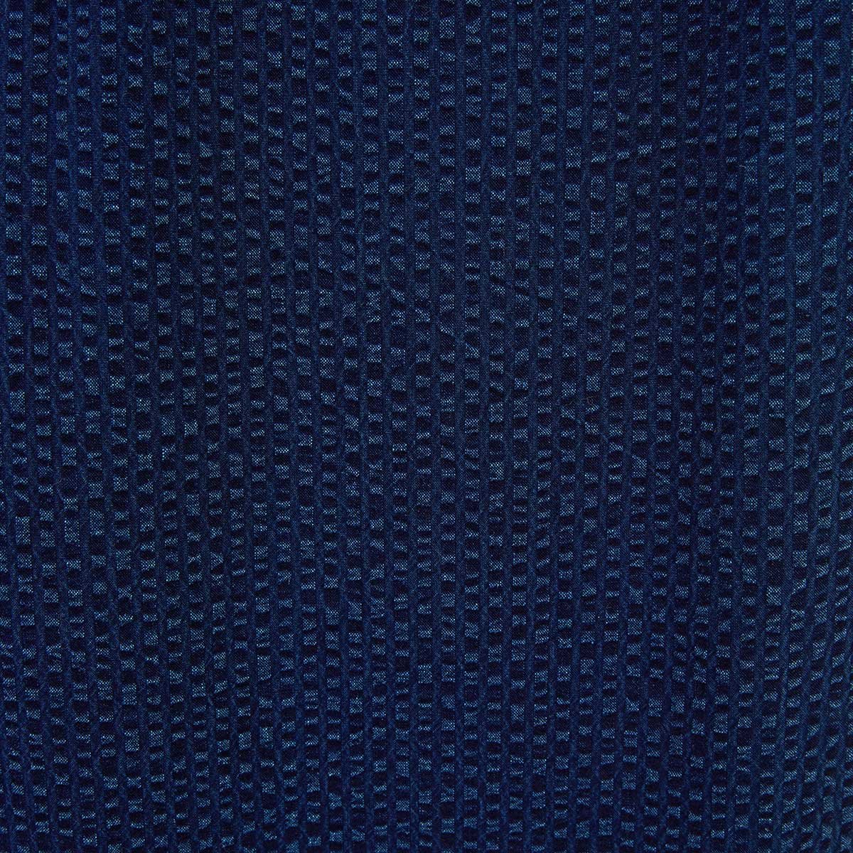 Pantalon  en seersucker avec taille élastiquée SERGE BLANCO Bleu