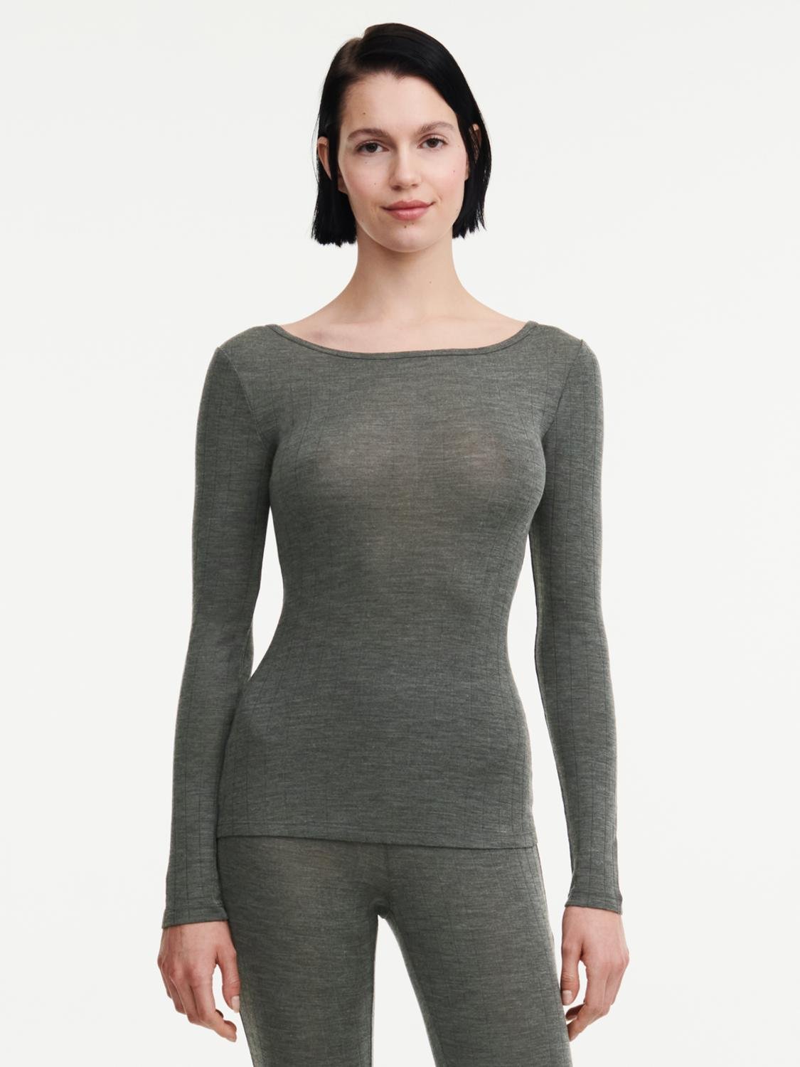 Long-sleeve T-shirt CHANTELLE Grey