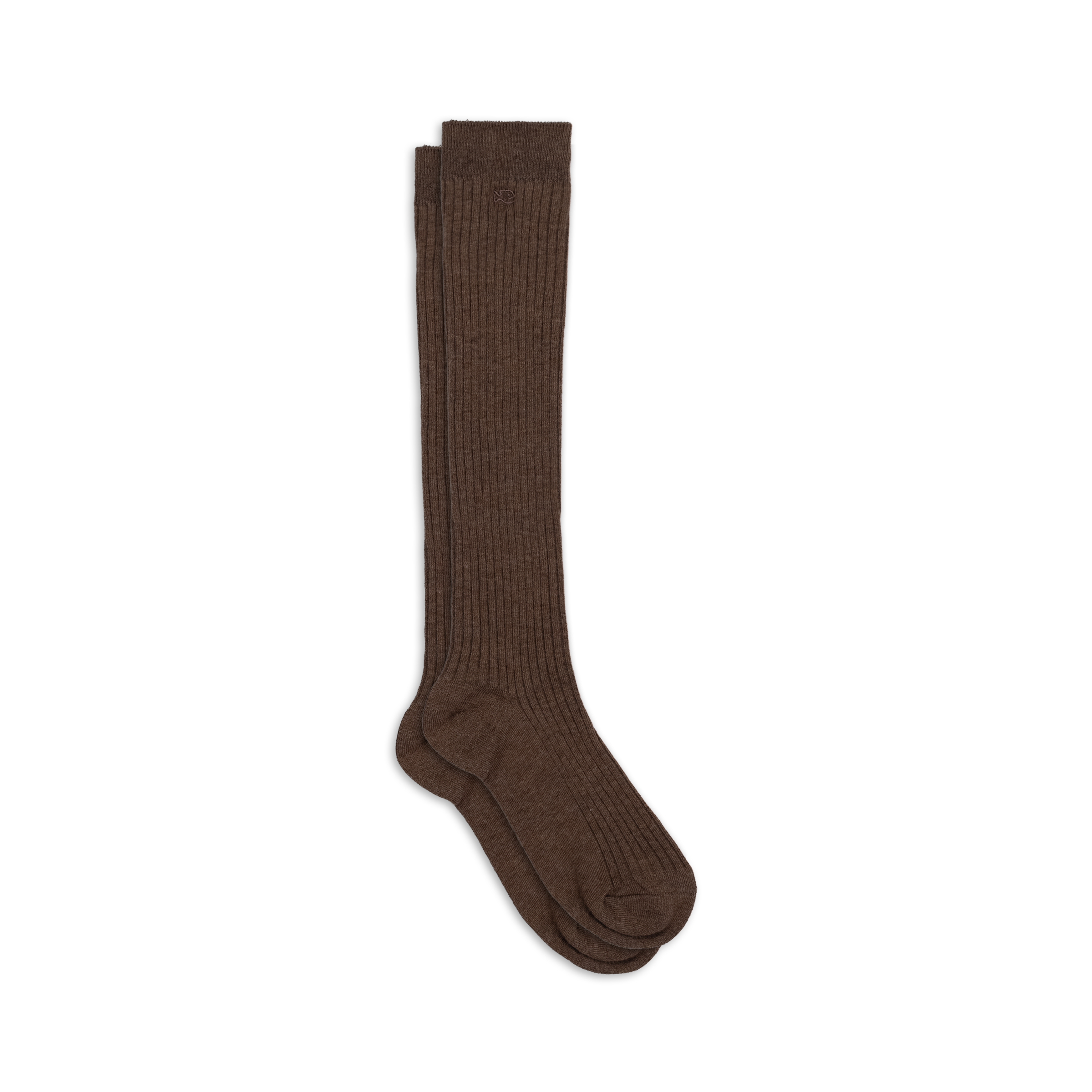 High combed cotton socks BILLYBELT Brown