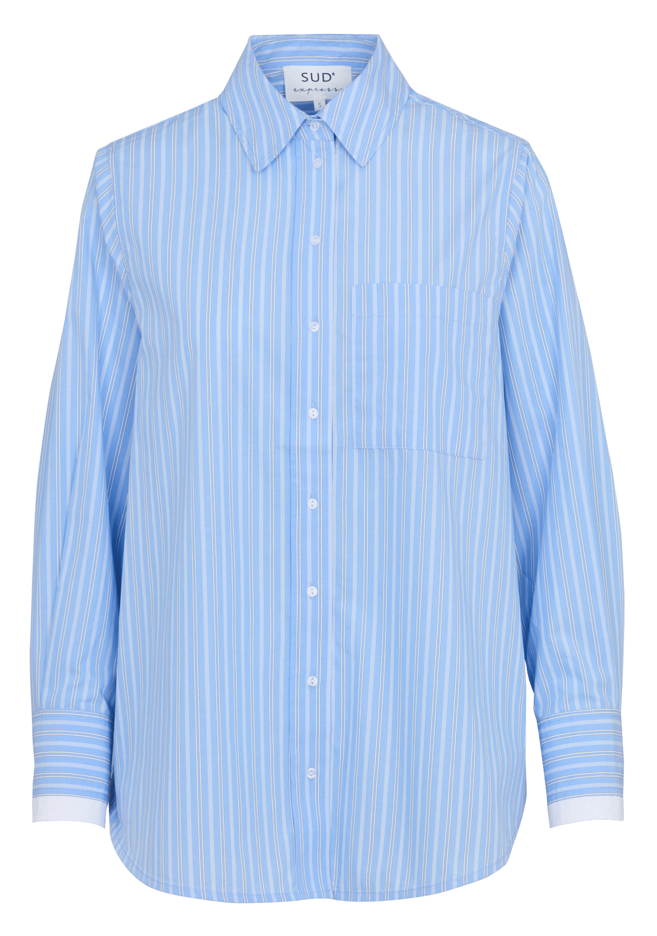 Wijd overhemd SUD EXPRESS Blauw
