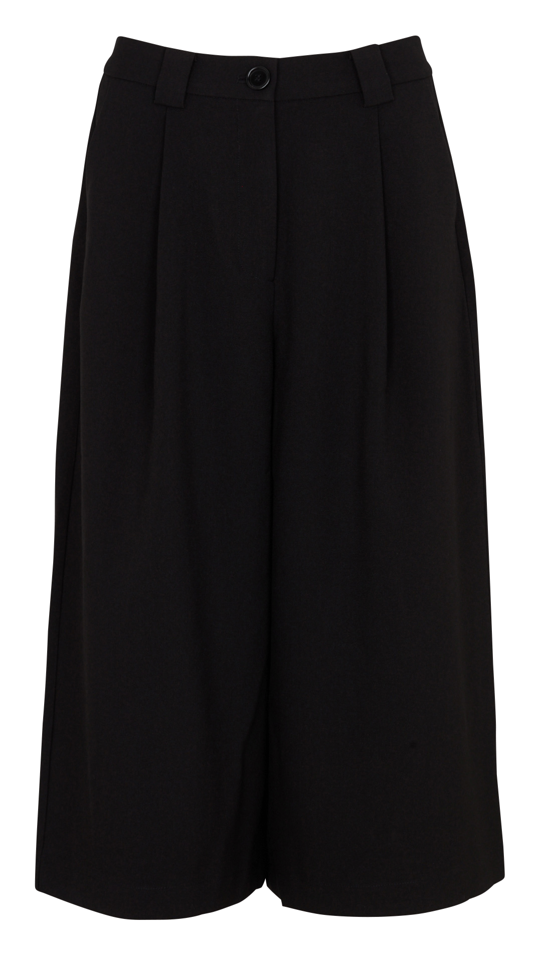 Wide-leg cropped pants STELLA NOVA Black