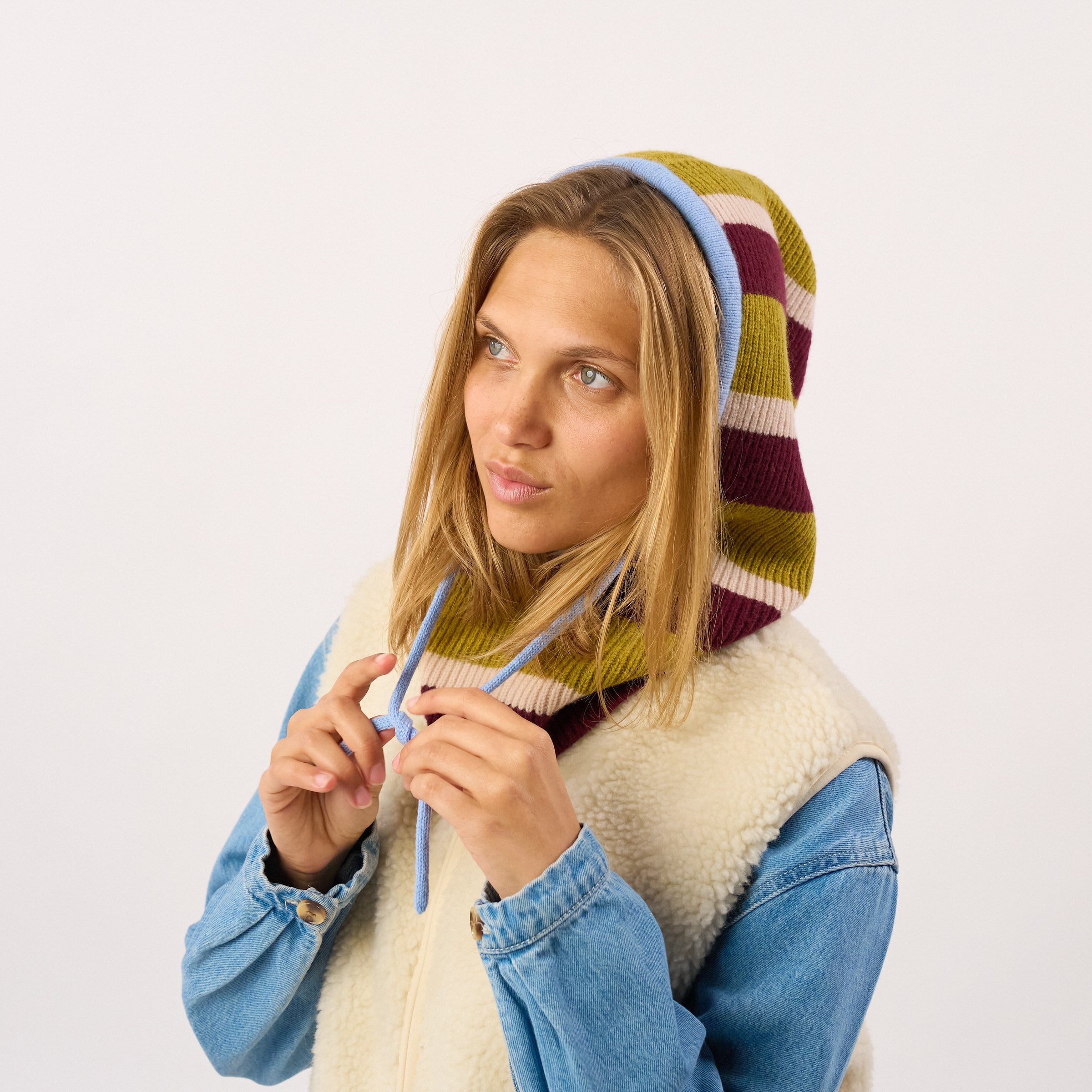 Wool balaclava BILLYBELT Green