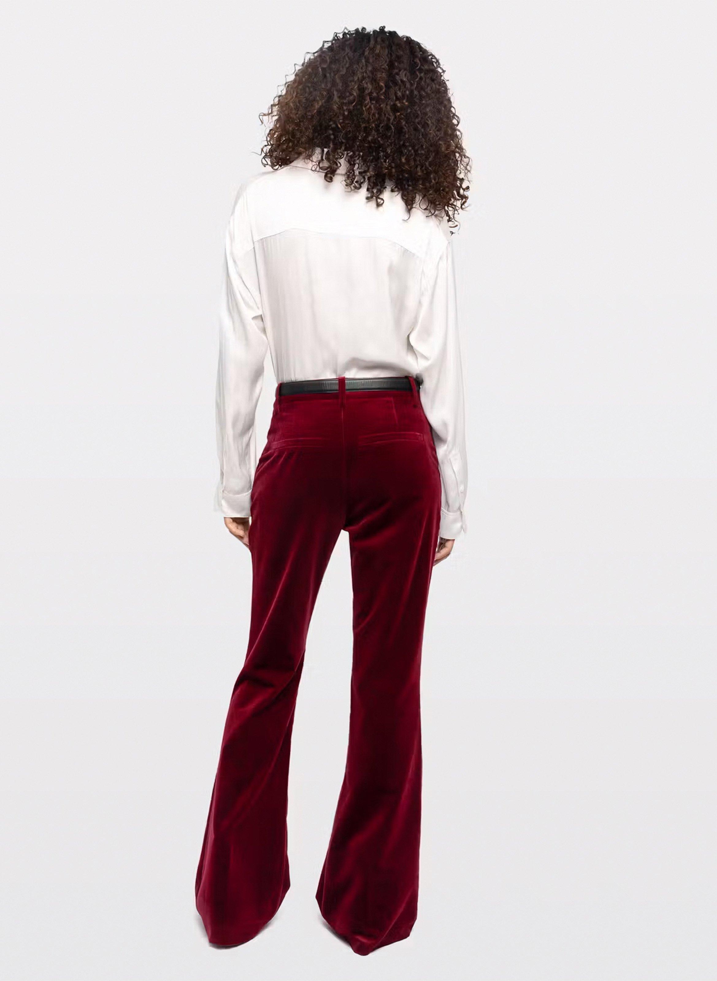 Boot-cut cotton pants | Red ZADIG&VOLTAIRE Women