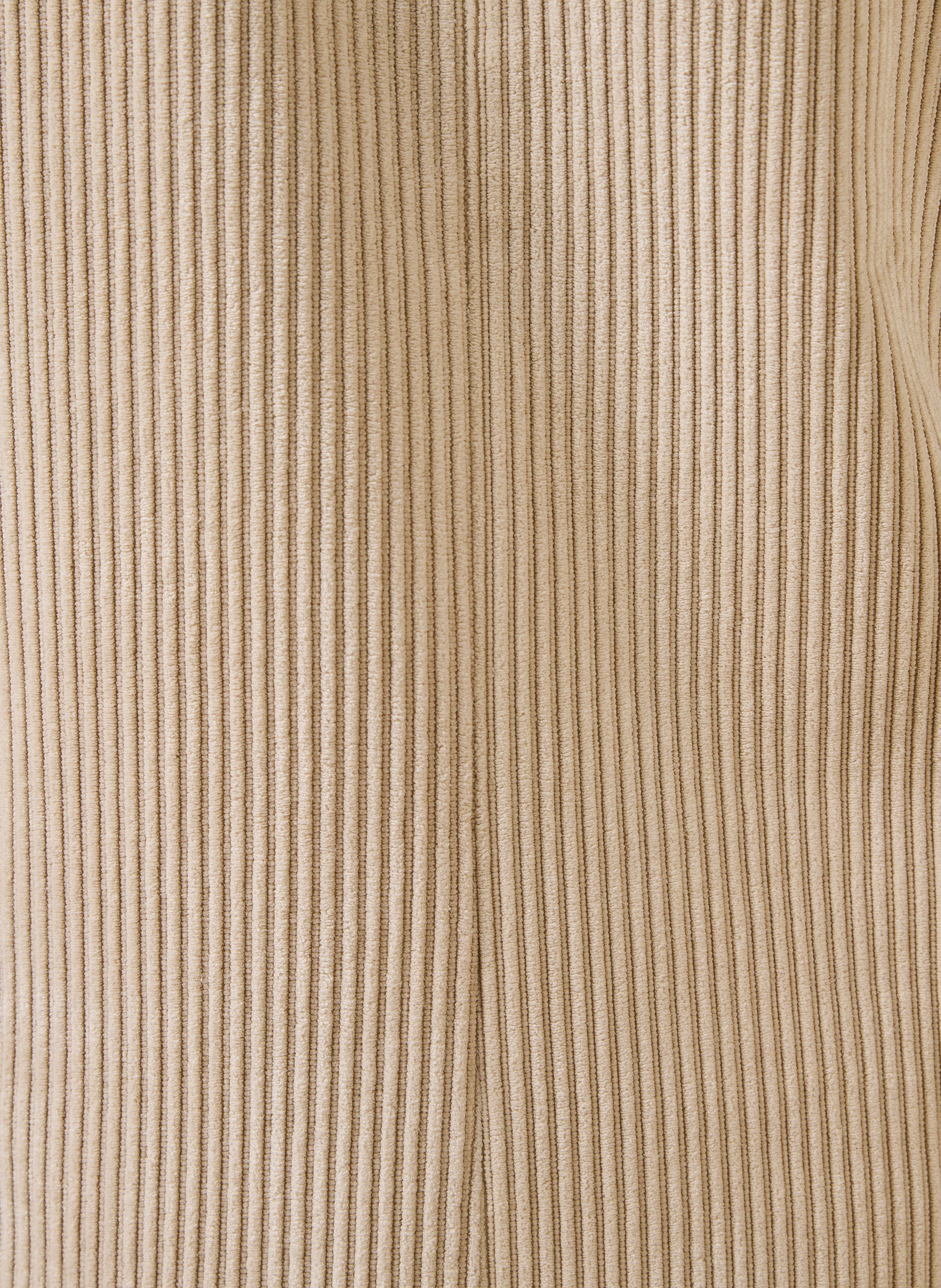 Straight corduroy tailored jacket | Beige LA FEE MARABOUTEE Women