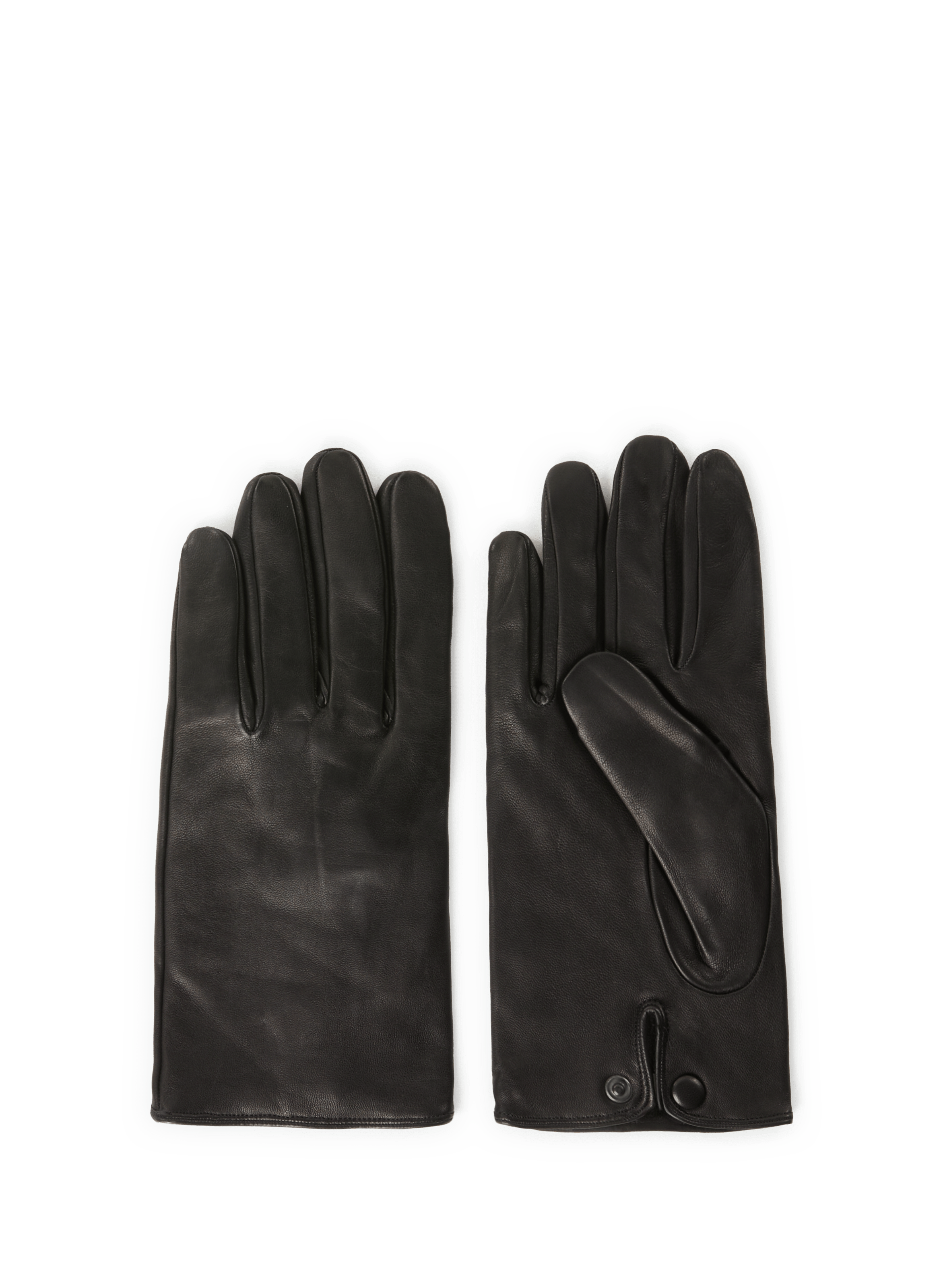 Leather gloves SAISON 1865 Black