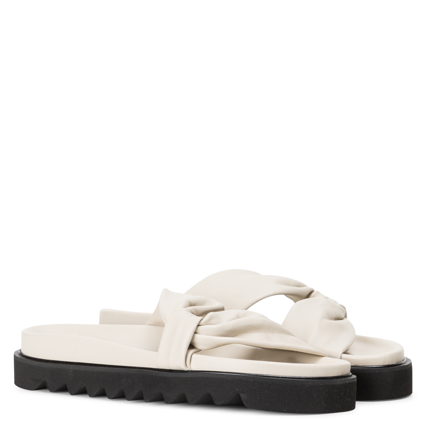 Sandales à semelle crantée en cuir  IRO Beige