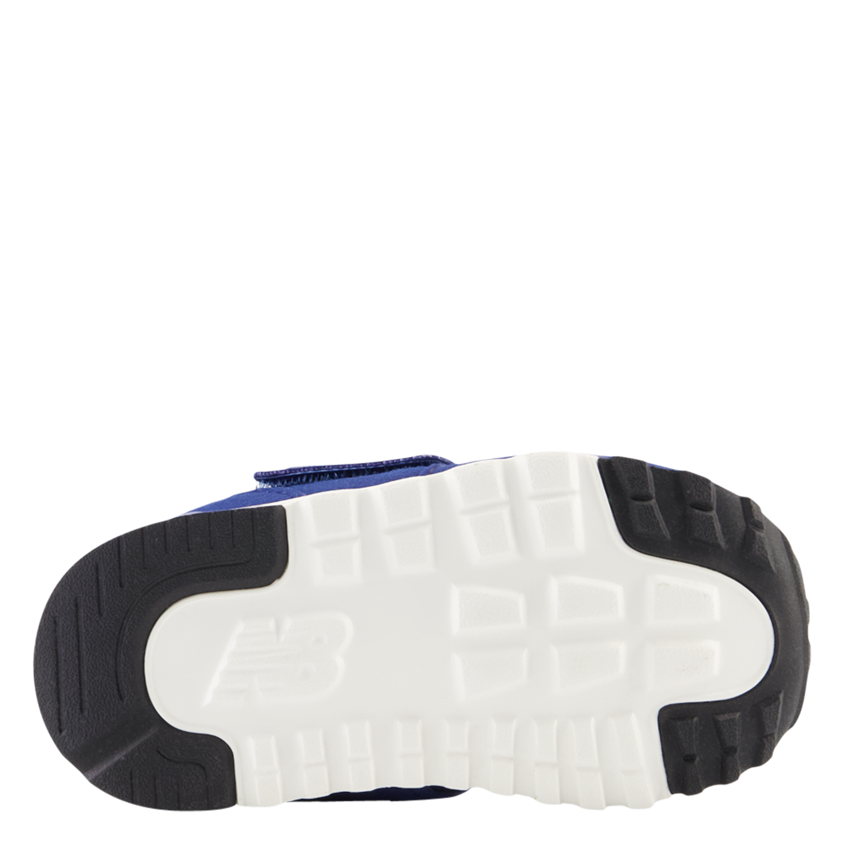 Baskets basses bi-matière à scratchs NEW BALANCE Bleu