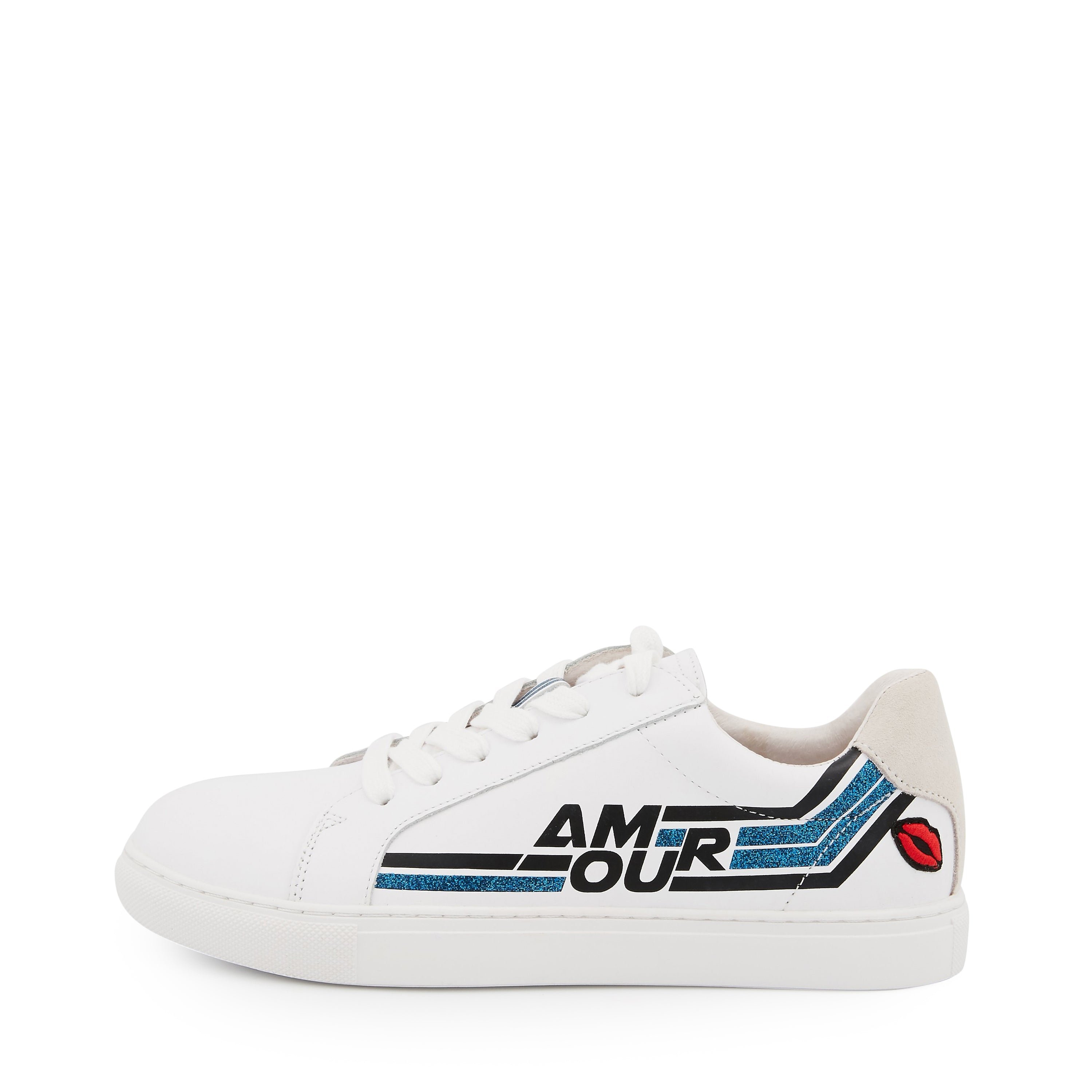 Leather sneakers BONS BAISERS PARIS White