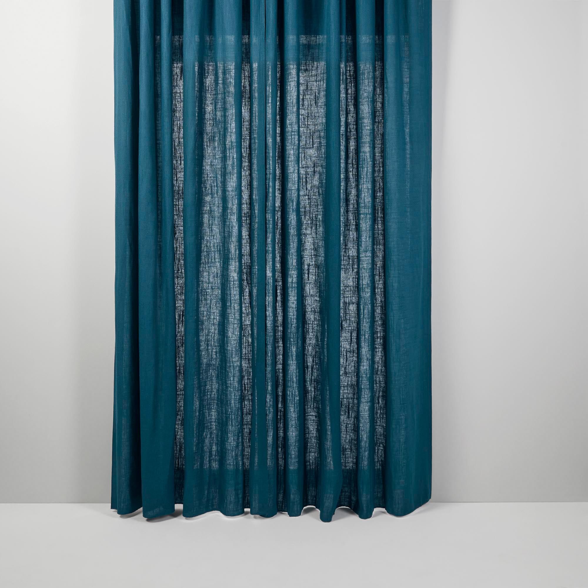 Curtain with gathering tape MADURA Blue