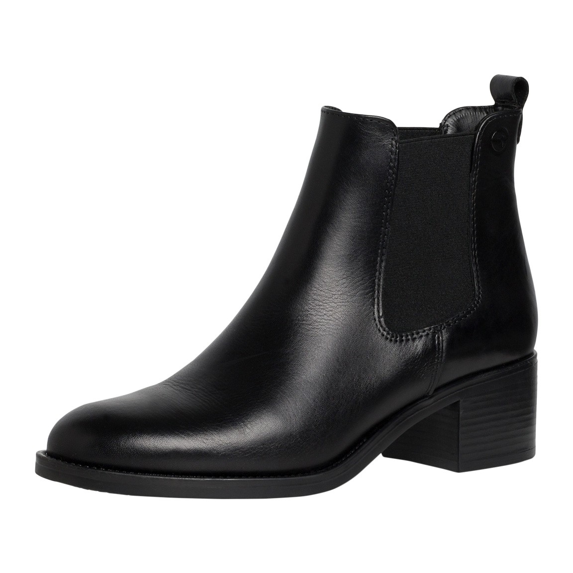 Chelsea leather ankle boots TAMARIS Black