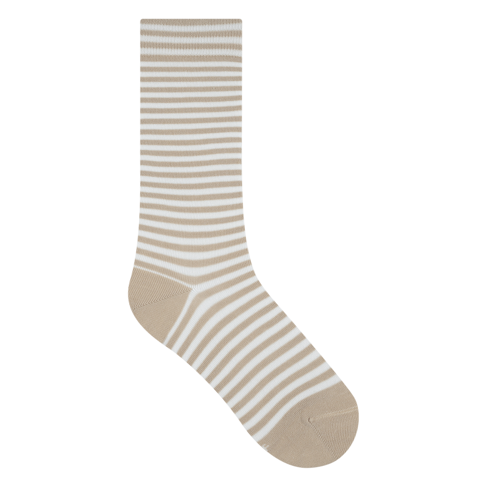 Cotton-blend striped socks BLEUFORET Beige