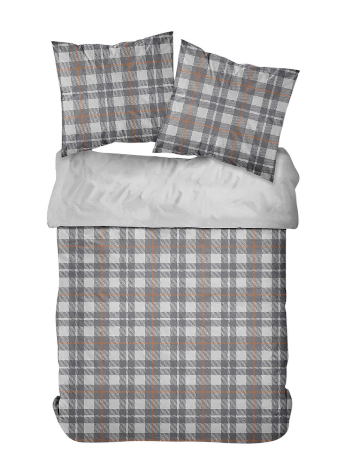 Printed cotton bed set TODAY LINGE DE MAISON Grey