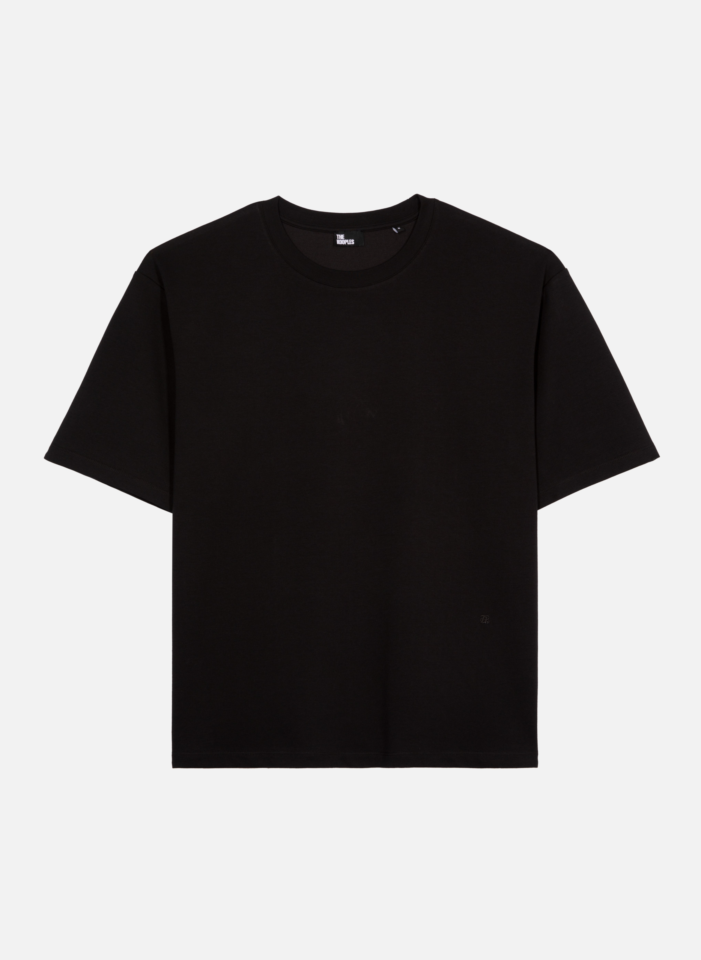 T-shirt large uni THE KOOPLES Noir