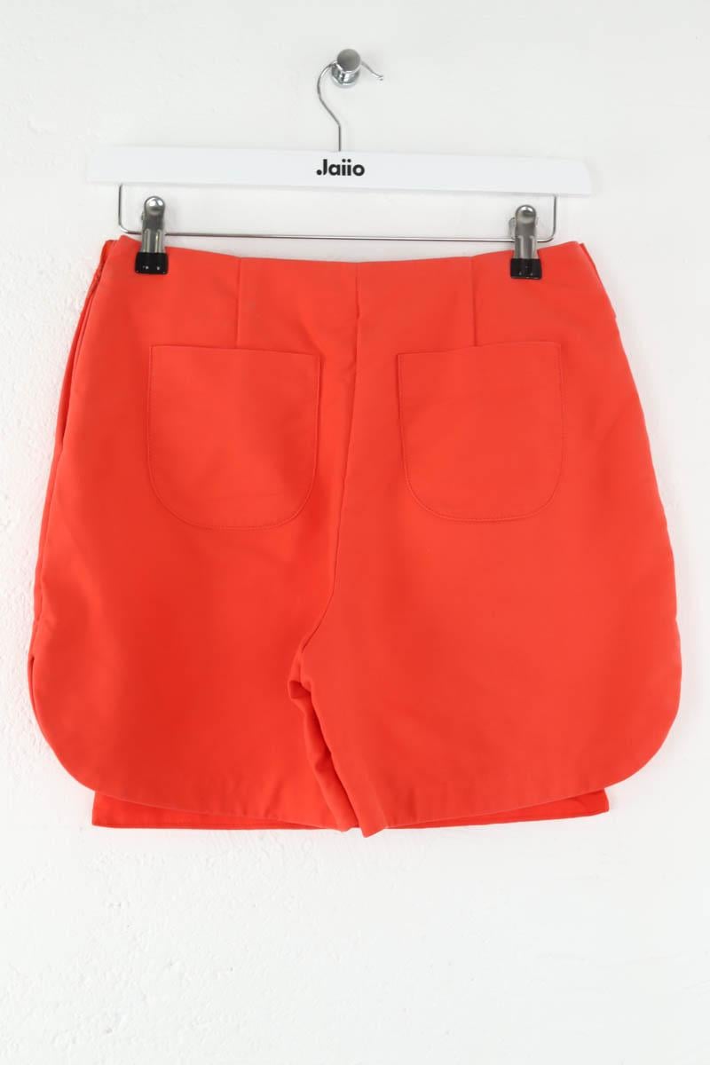 Cotton mini shorts KENZO - SECONDE MAIN Orange