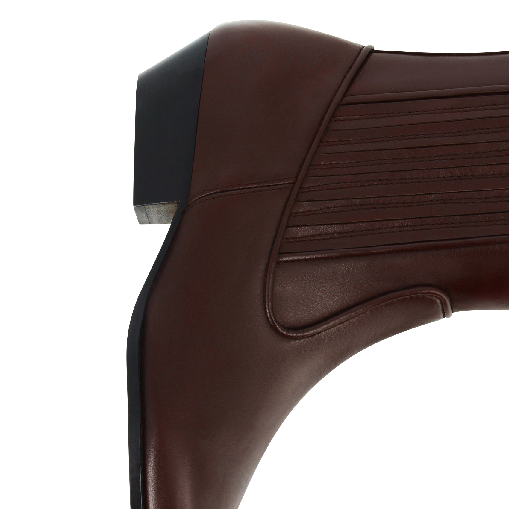 Bottines en cuir SOCQUE PARIS Marron