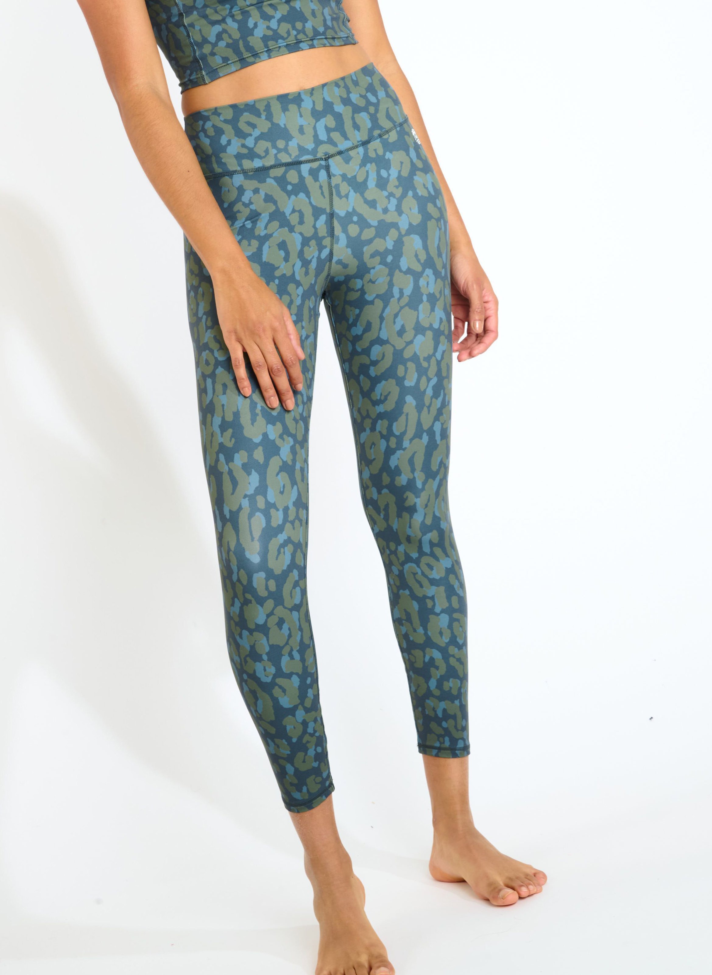 Bedruckte Leggings BANANA MOON Blau