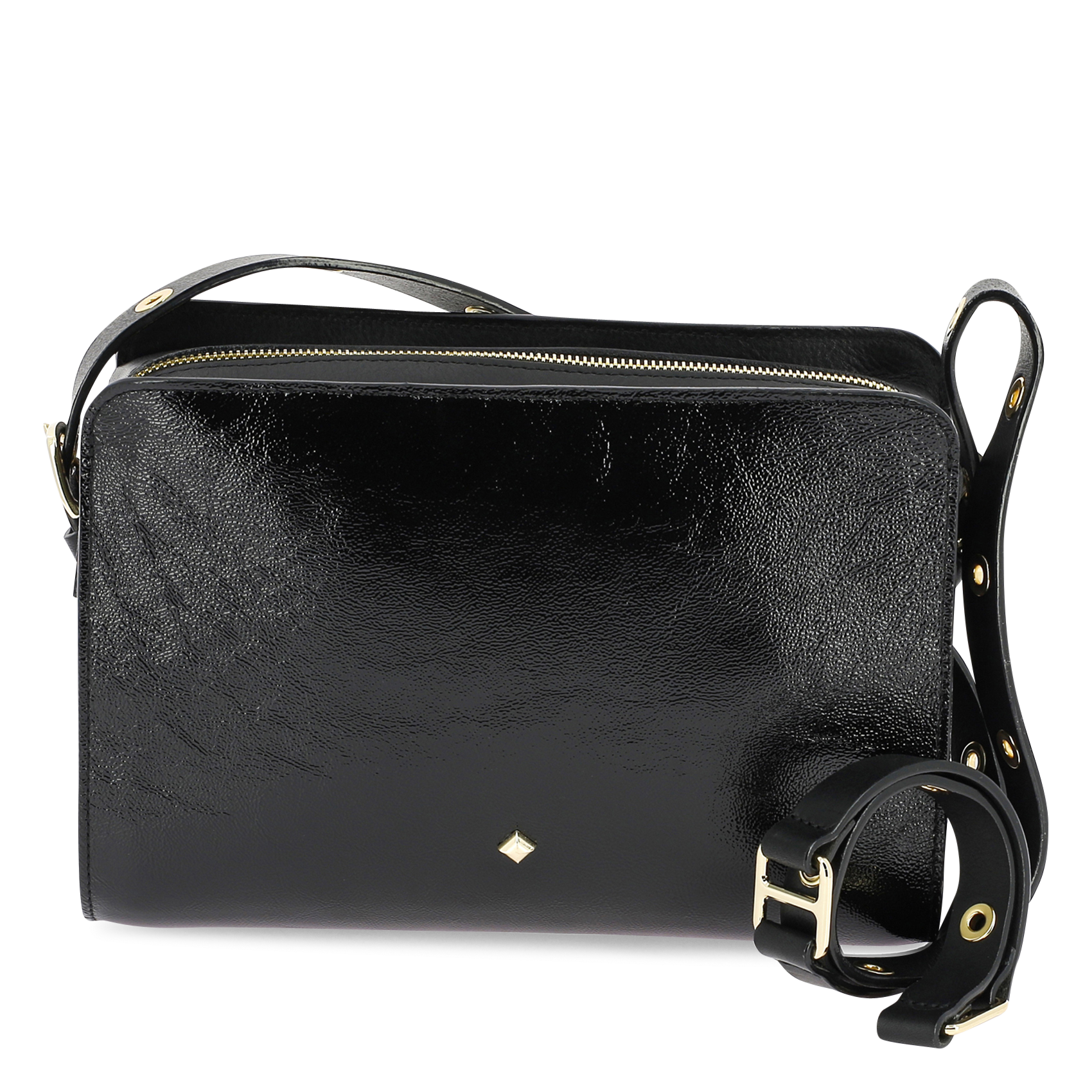 Brieftasche aus Leder HERBERT FRERE SOEUR Schwarz