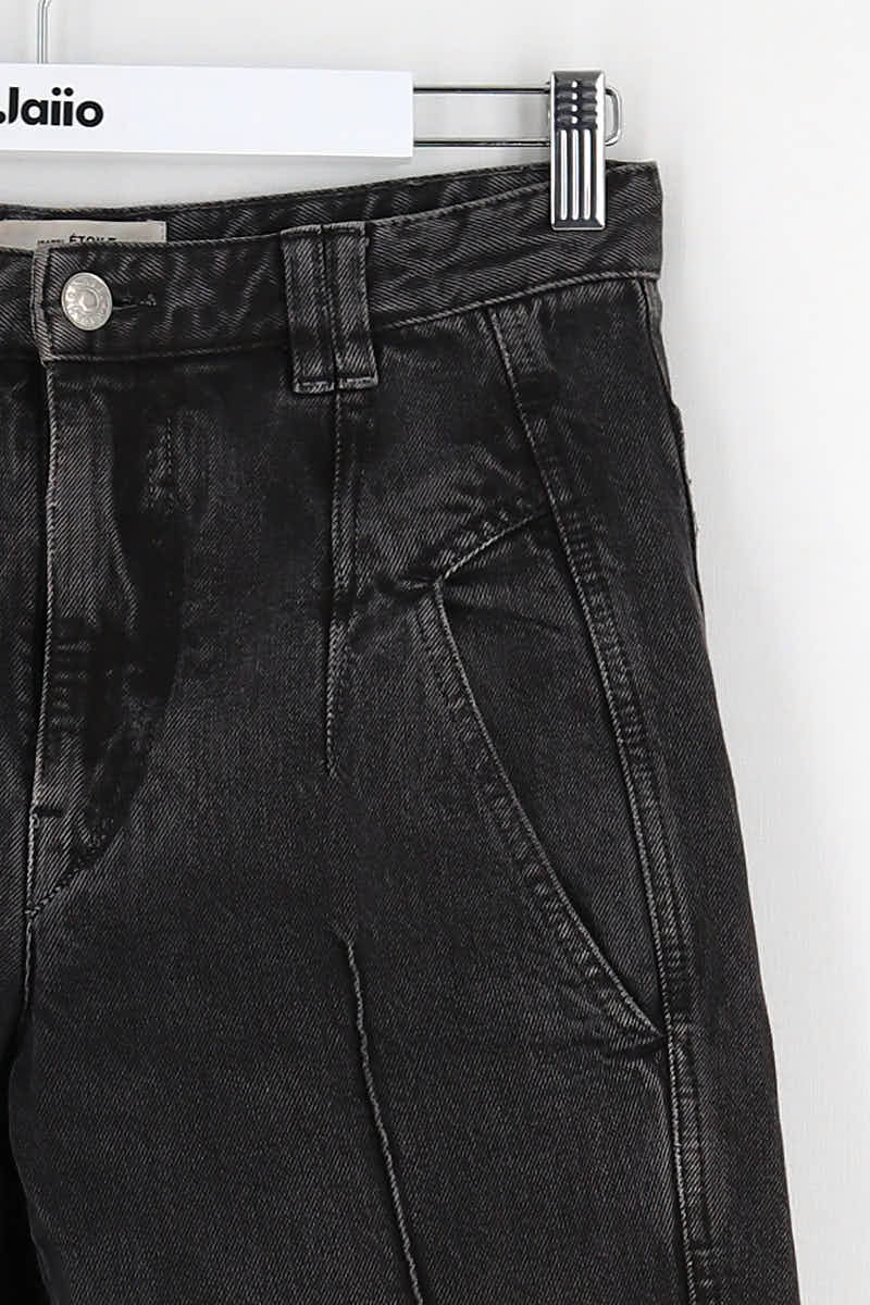 - Straight-leg jeans
- 5 pockets
- Straight cut
- Faded effect ISABEL MARANT - Seconde Main Black