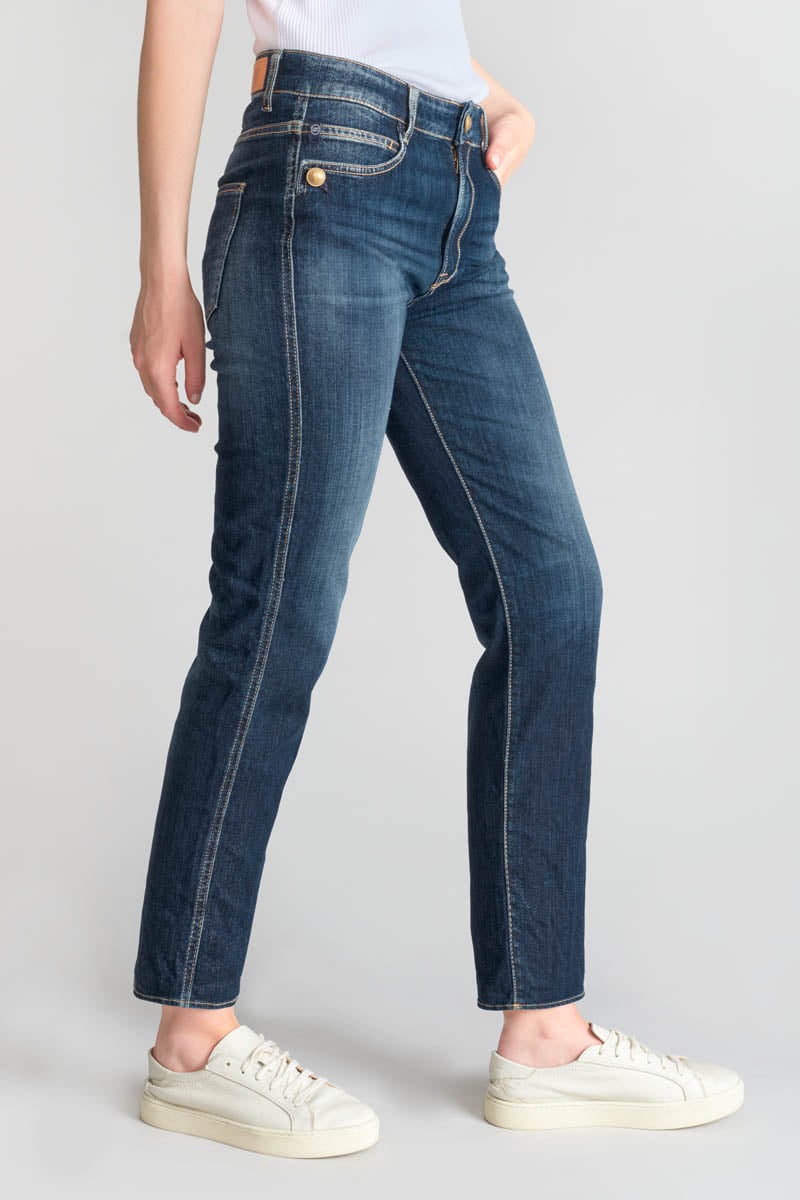 Straight jeans, 7/8 length LE TEMPS DES CERISES Blue