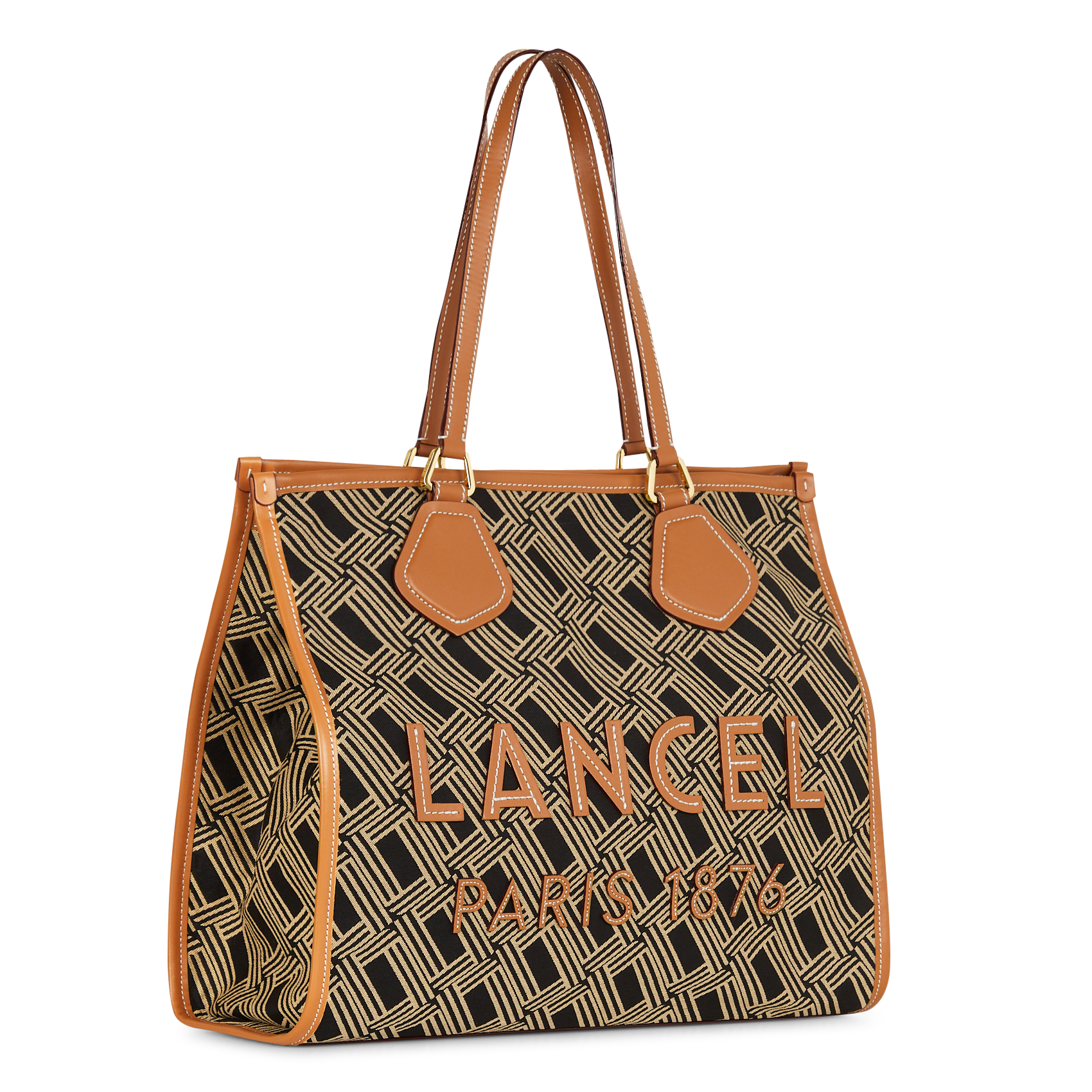 Monogramm-Ledertasche LANCEL Mehrfarbig