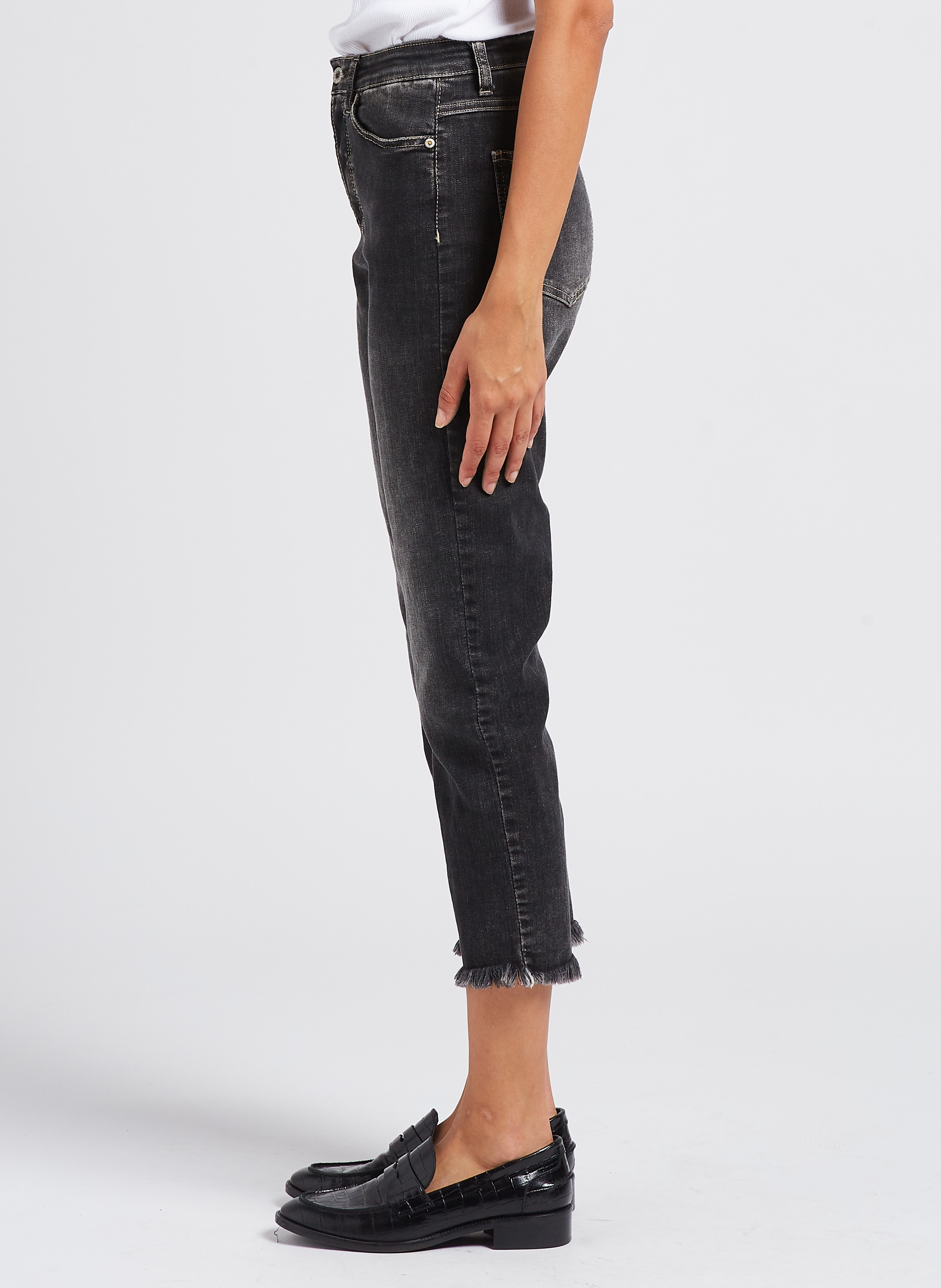 Faded 7/8 jeans PLEASE Black