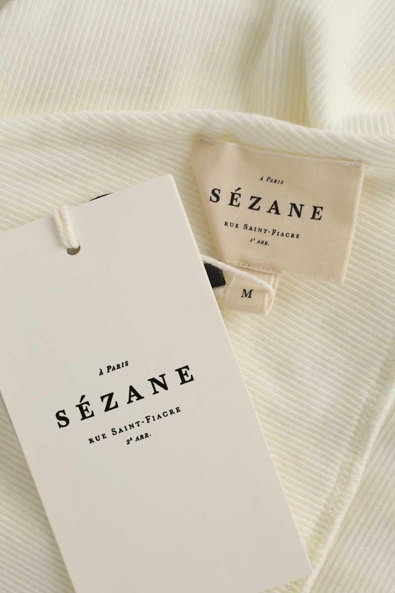 Azawood sleeveless top SEZANE - Seconde main White