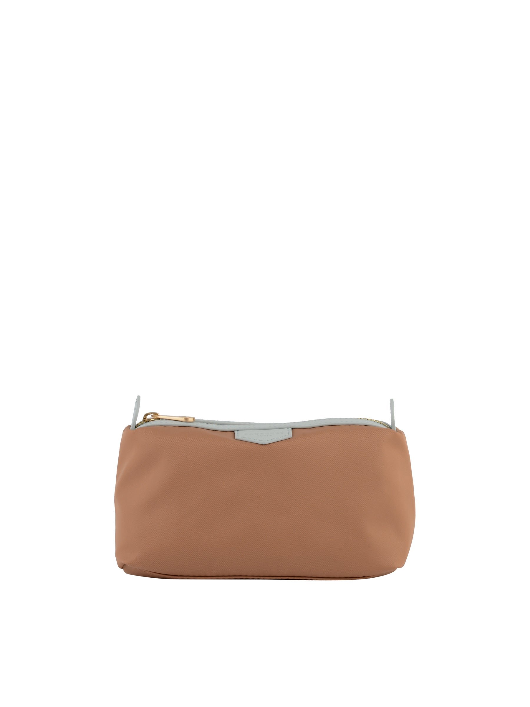 Calfskin leather shoulder bag POURCHET Blue