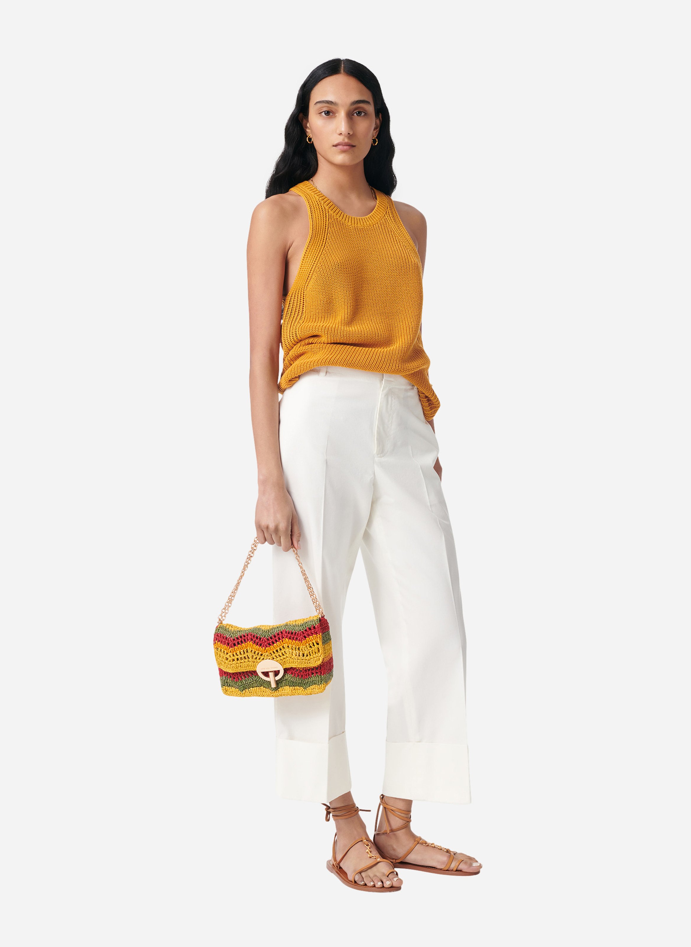 Aimee dotted Swiss top VANESSA BRUNO Yellow