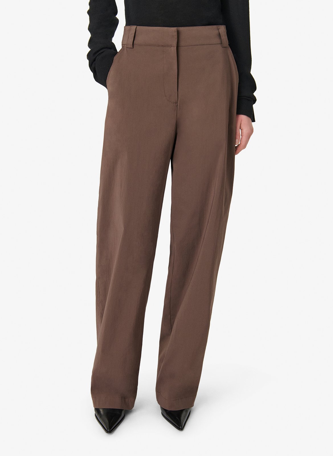 Wide-leg pants IRO Brown