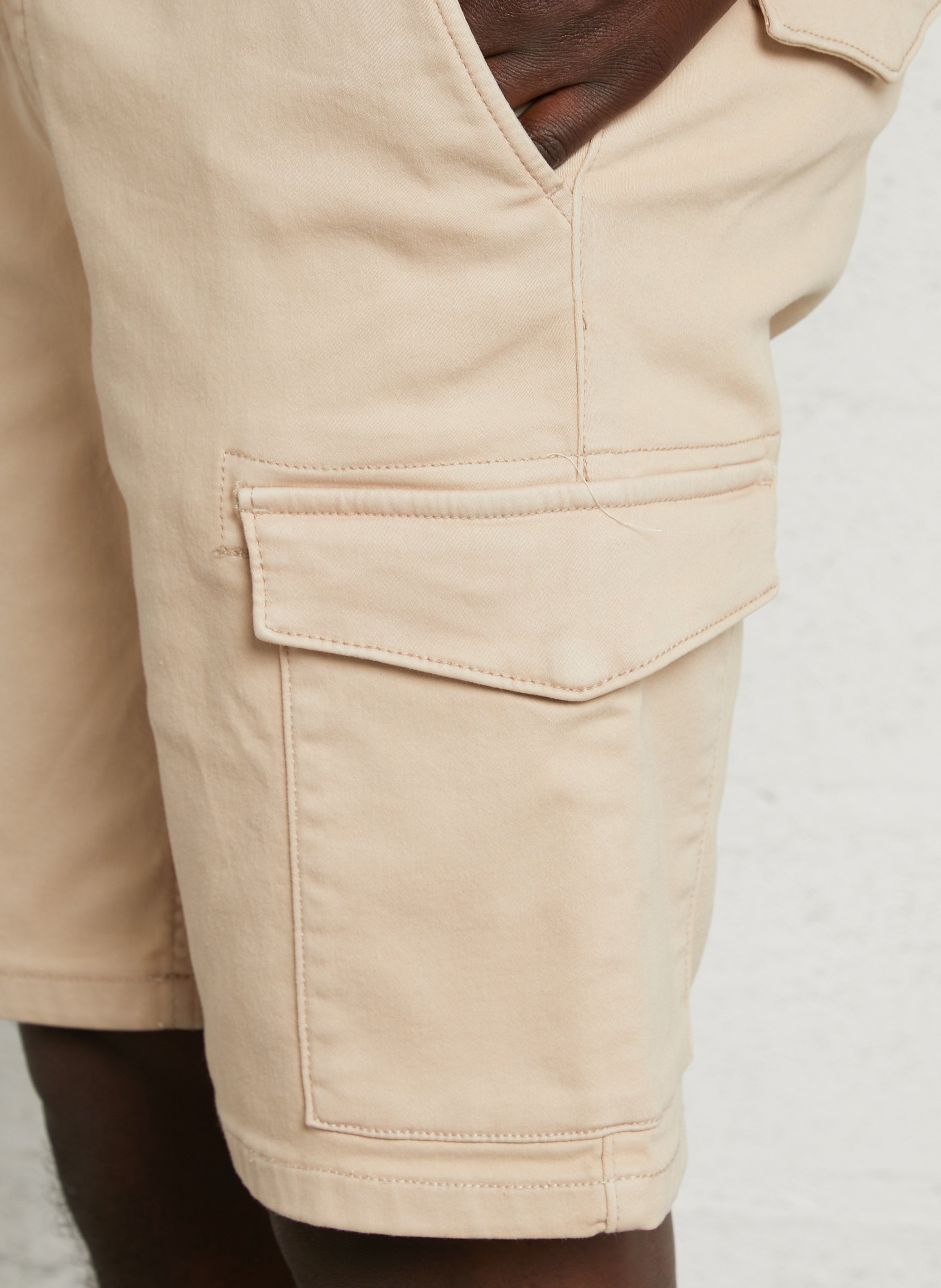 Short en coton PEPE JEANS Beige