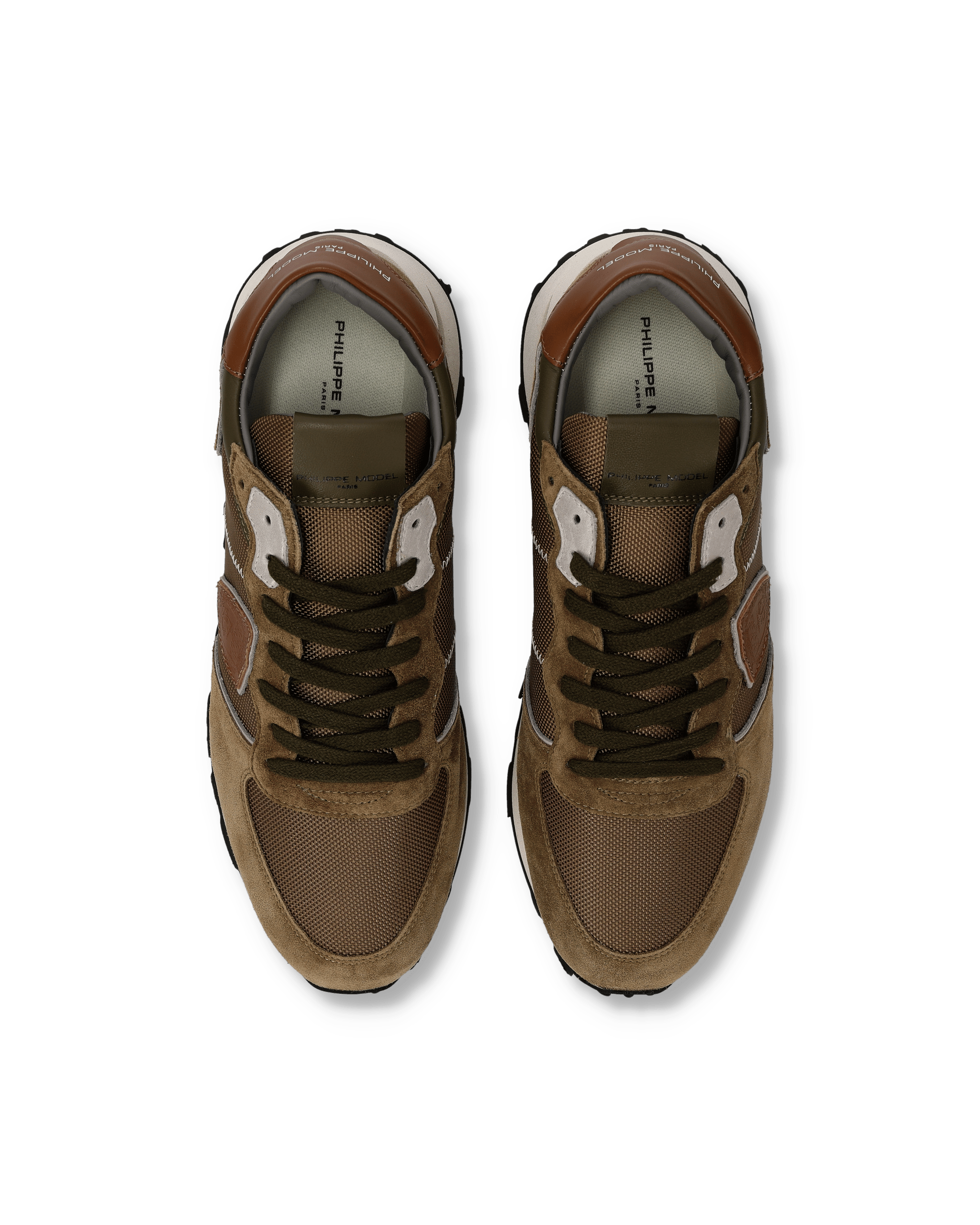 High-top running sneakers PHILIPPE MODEL Green