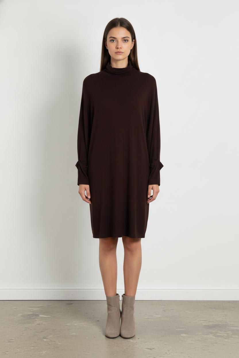 Robe courte & midi MAJESTIC FILATURES - SECONDE MAIN Rouge