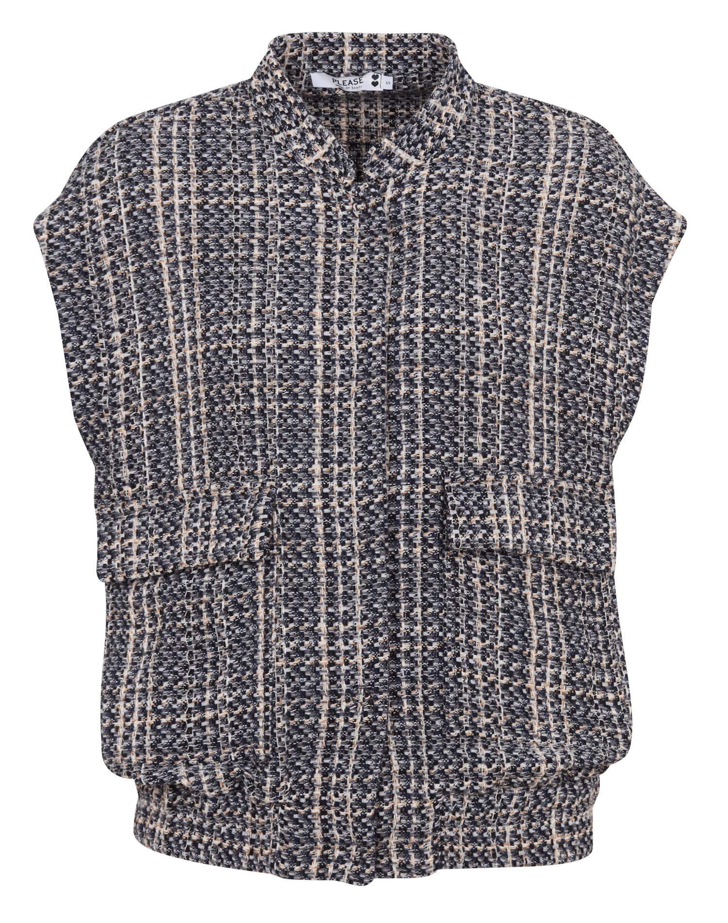 Oversized tweed jacket PLEASE Grey