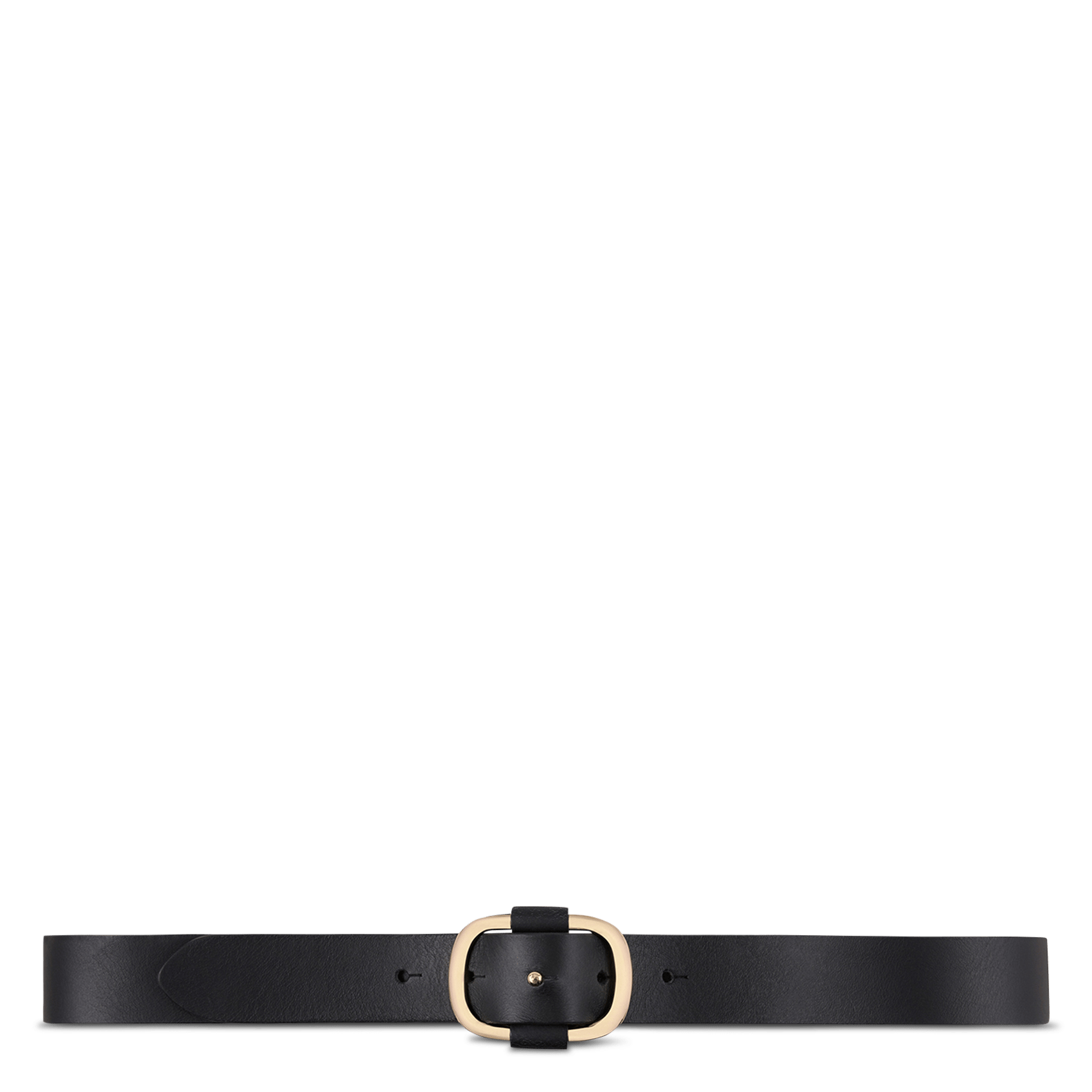 Ceinture fine en cuir BA&SH Noir