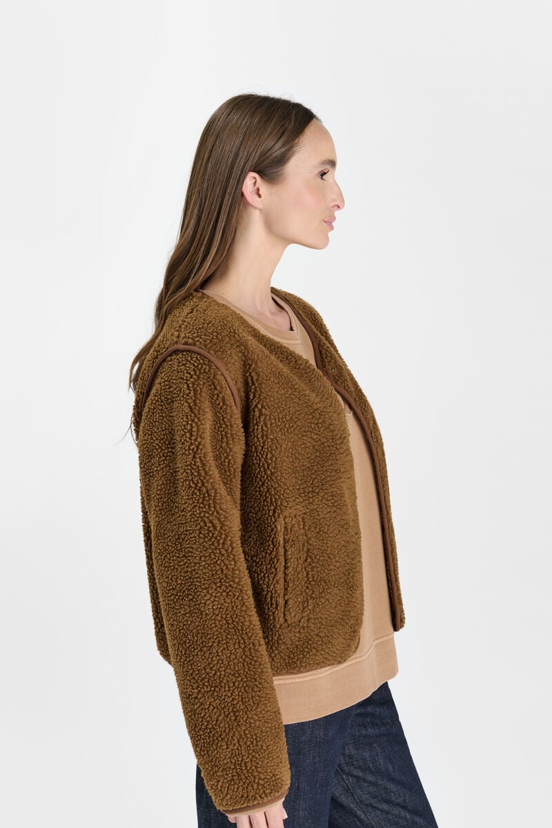 Poem jacket LE TEMPS DES CERISES Brown