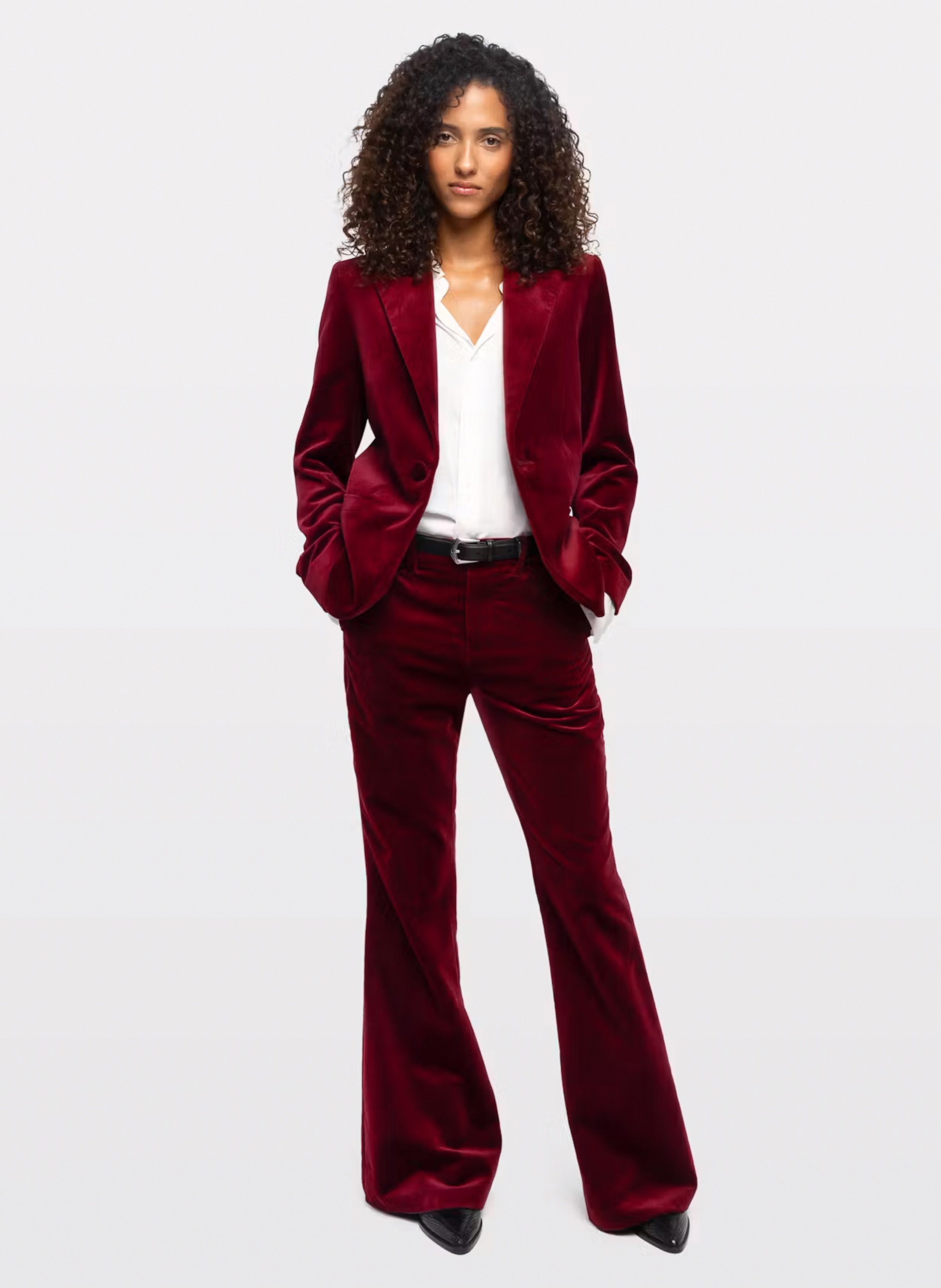 Boot-cut cotton pants | Red ZADIG&VOLTAIRE Women
