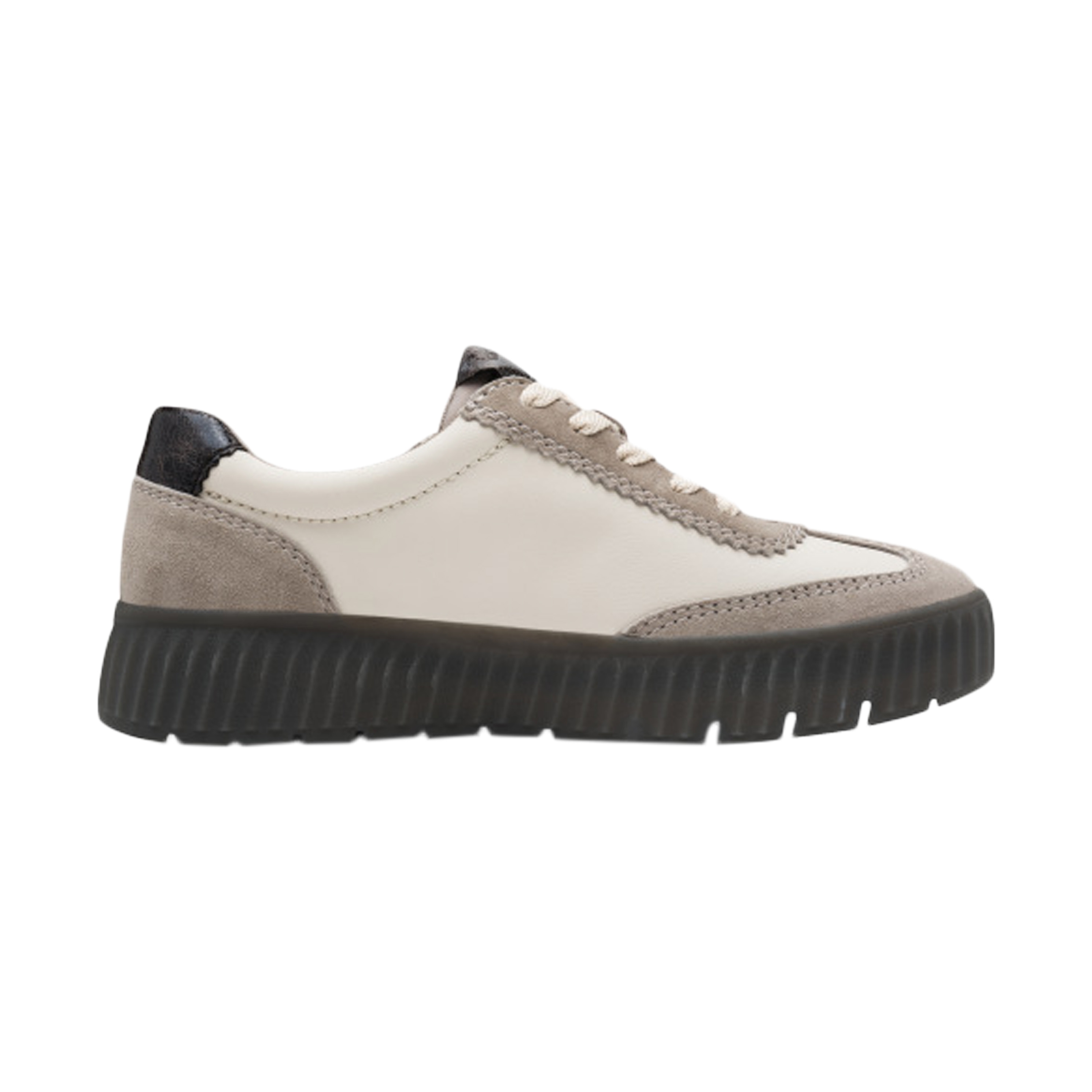 Leather trainers TAMARIS Grey