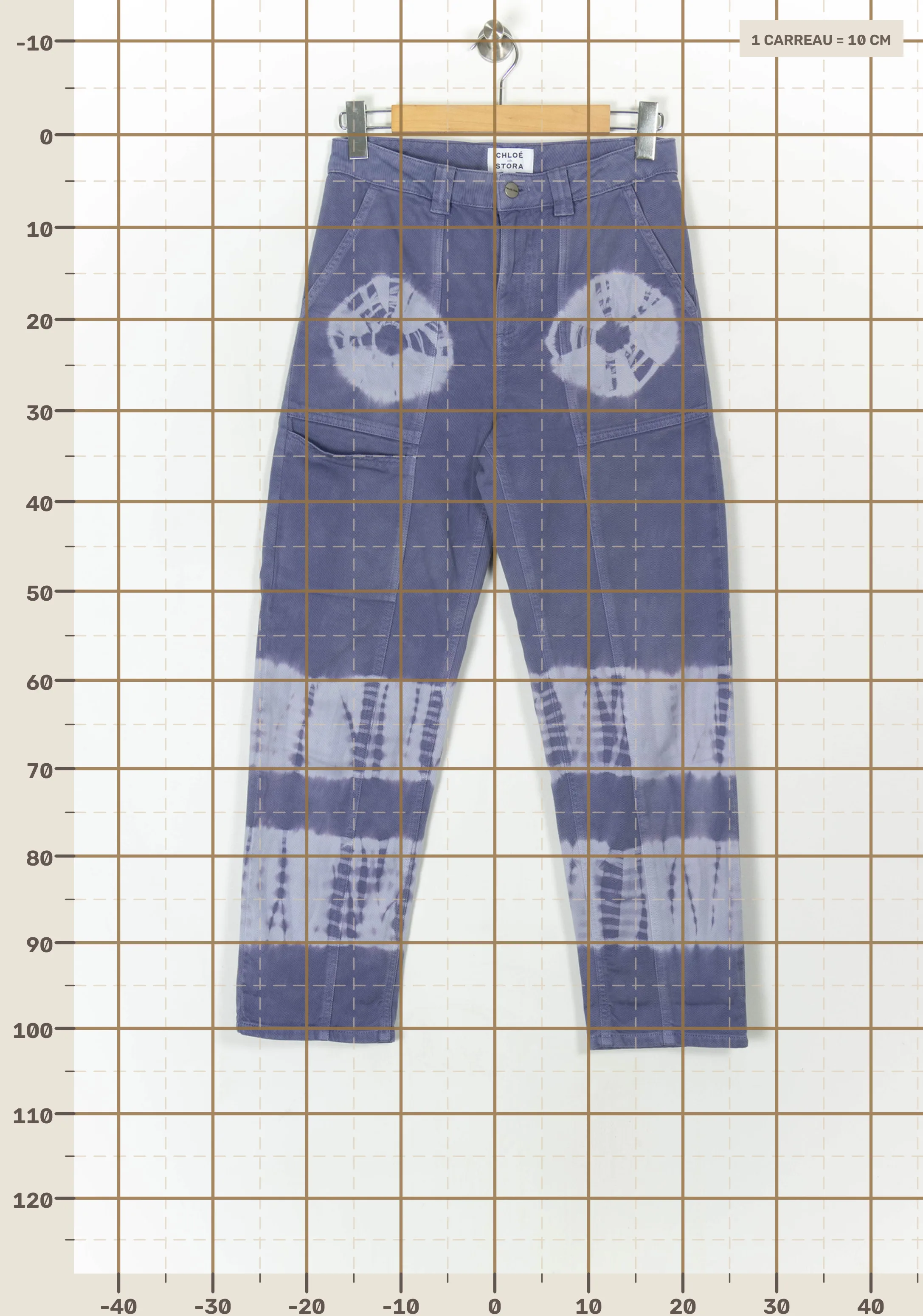 Pants CHLOE STORA - SECONDE MAIN Purple