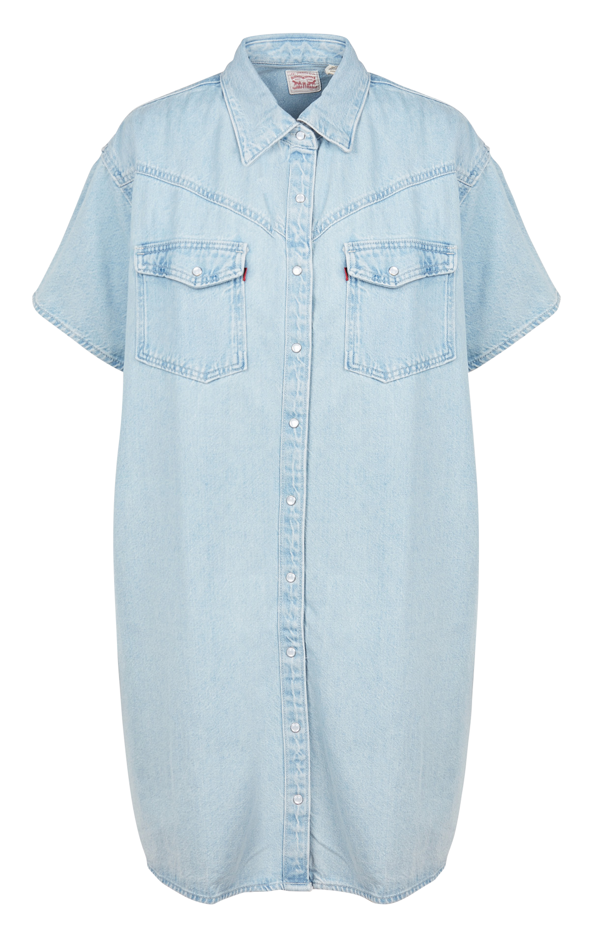 Robe chemise en denim Elowen western dress Jean brut Levi's - Main Image