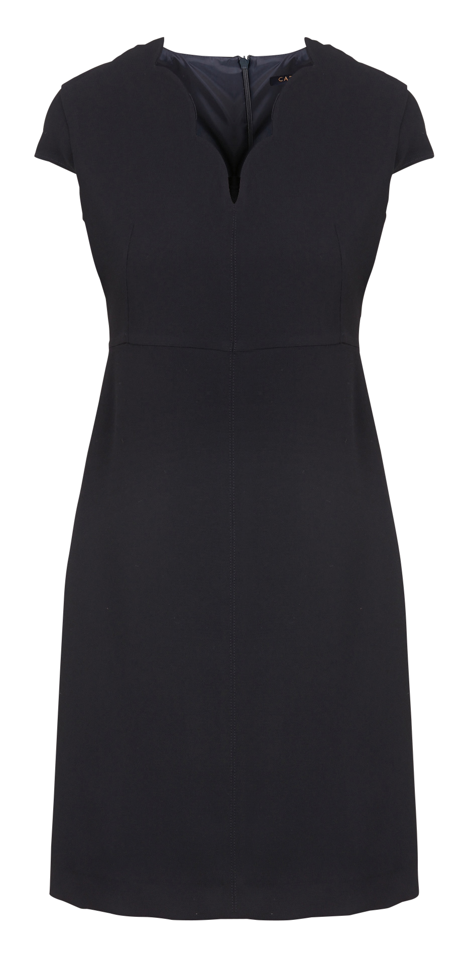 Robe droite courte CAROLL Bleu