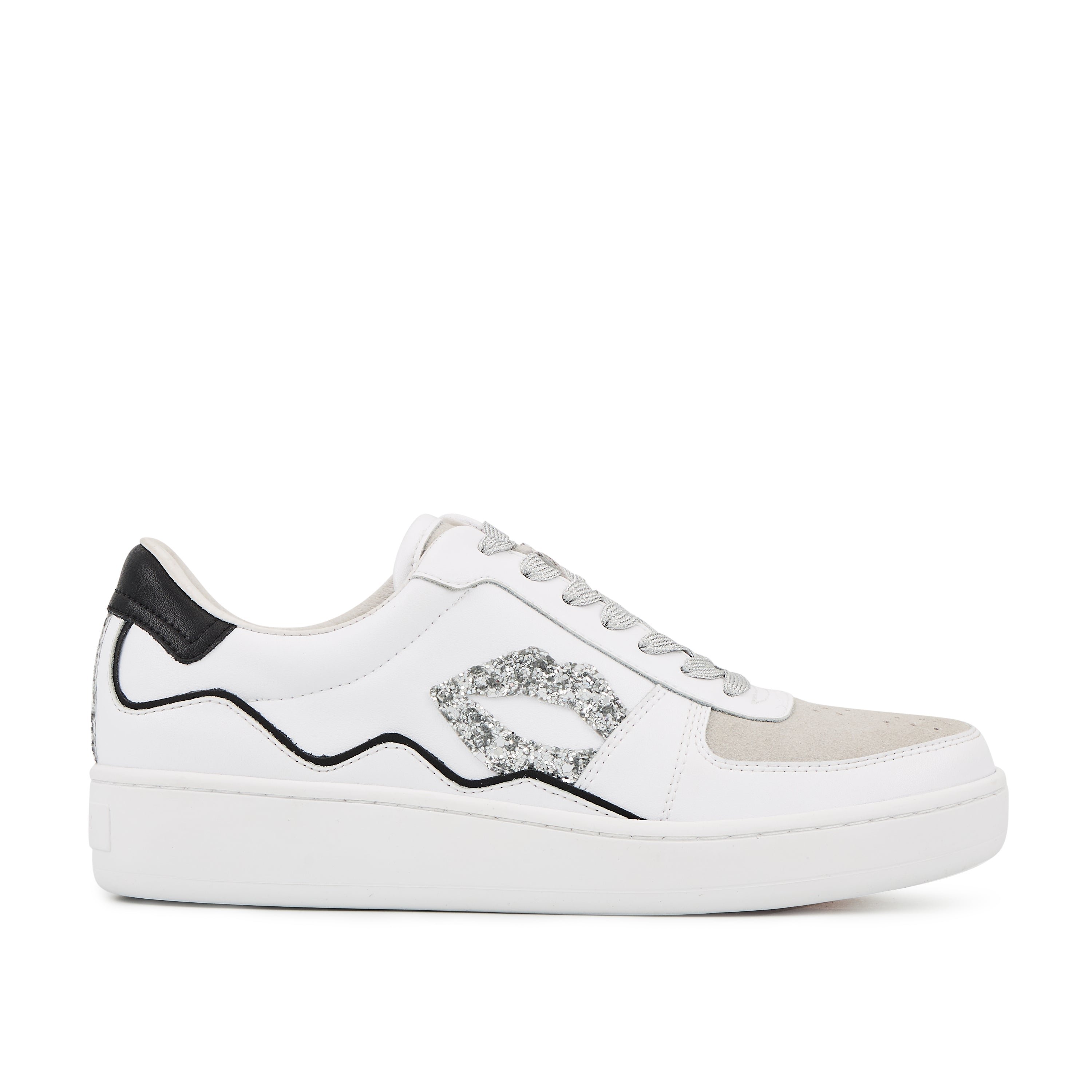 Leather sneakers BONS BAISERS PARIS White