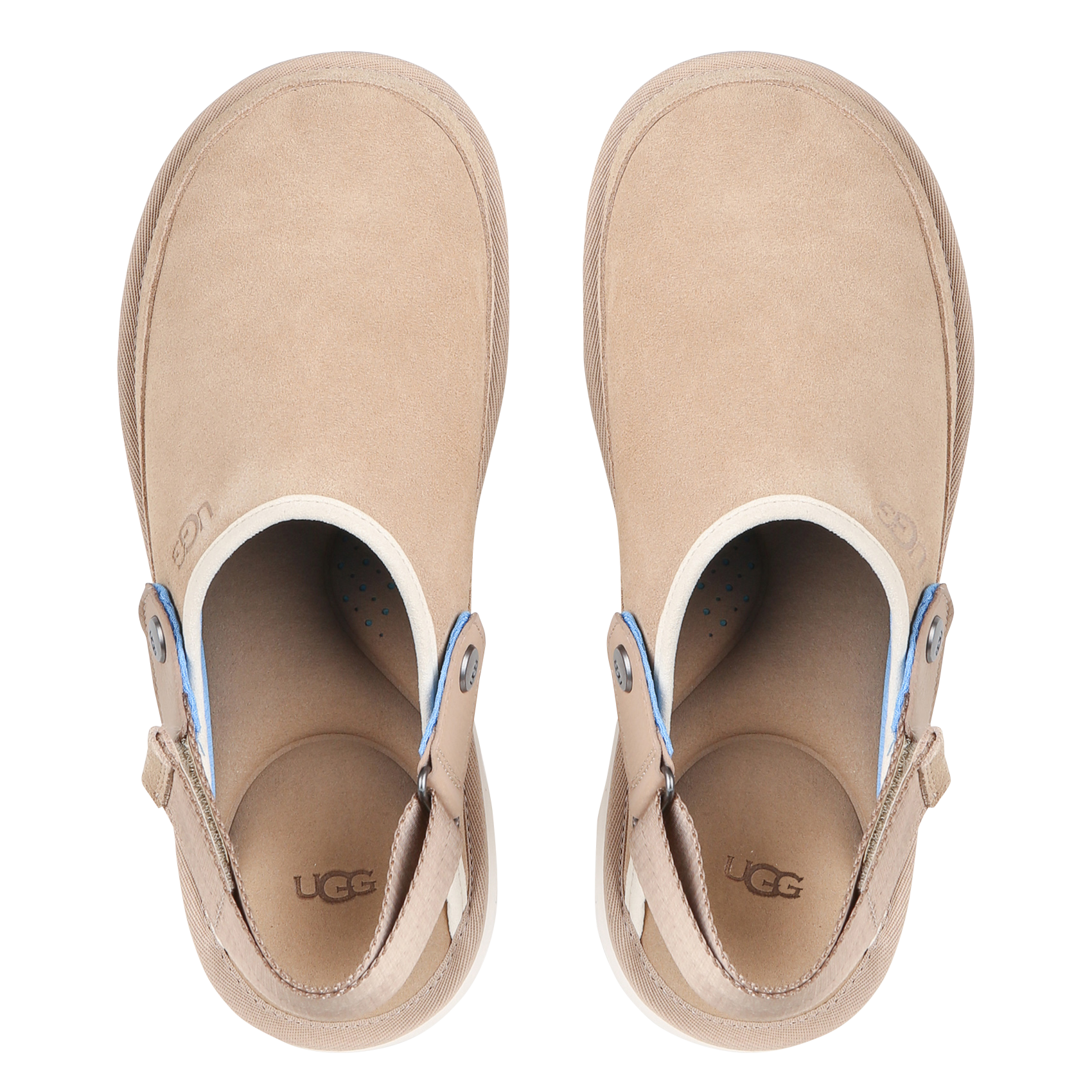 Sabots en cuir velours  UGG Multicolore