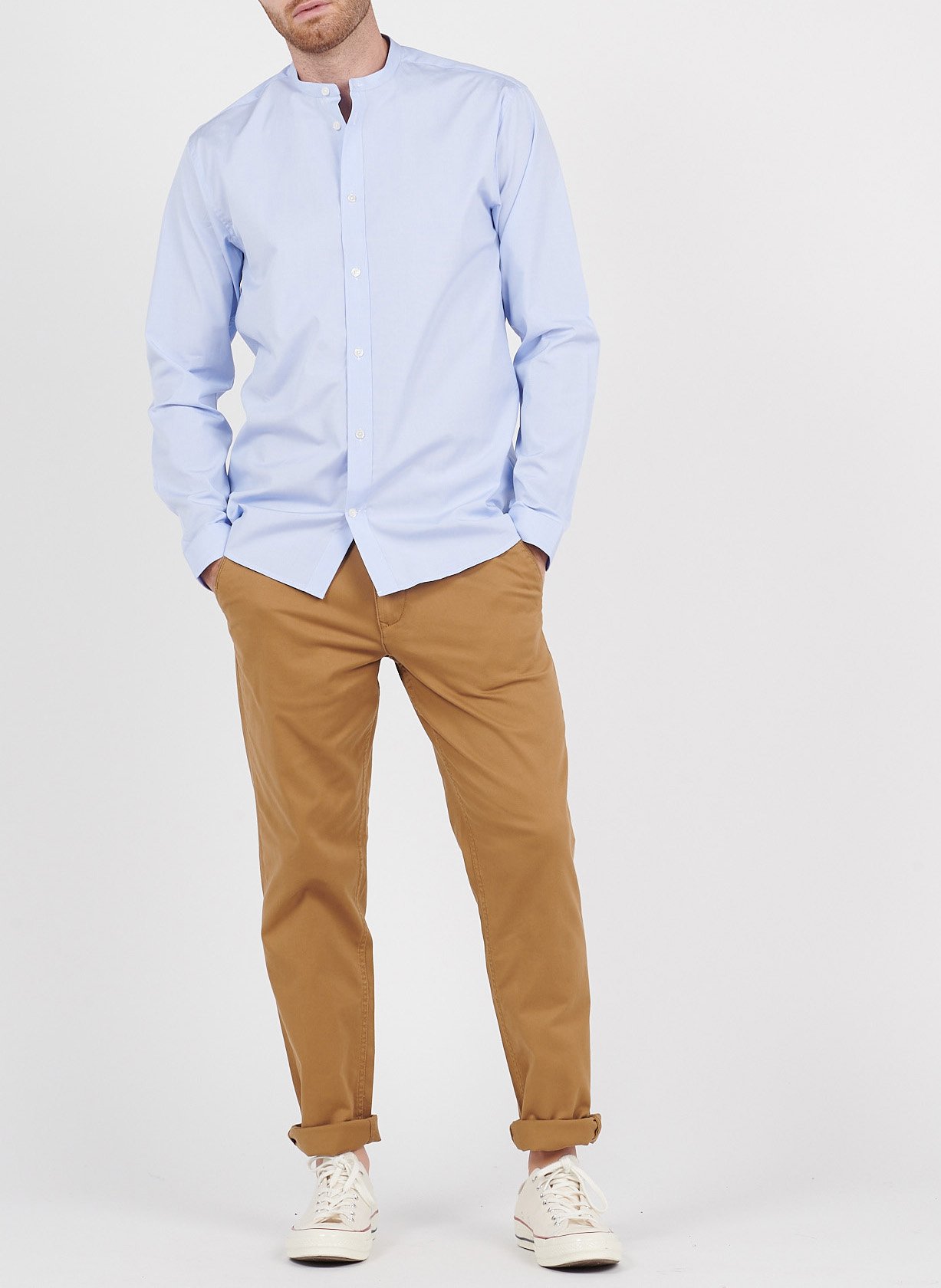 Chemise col classique AU PRINTEMPS PARIS Bleu