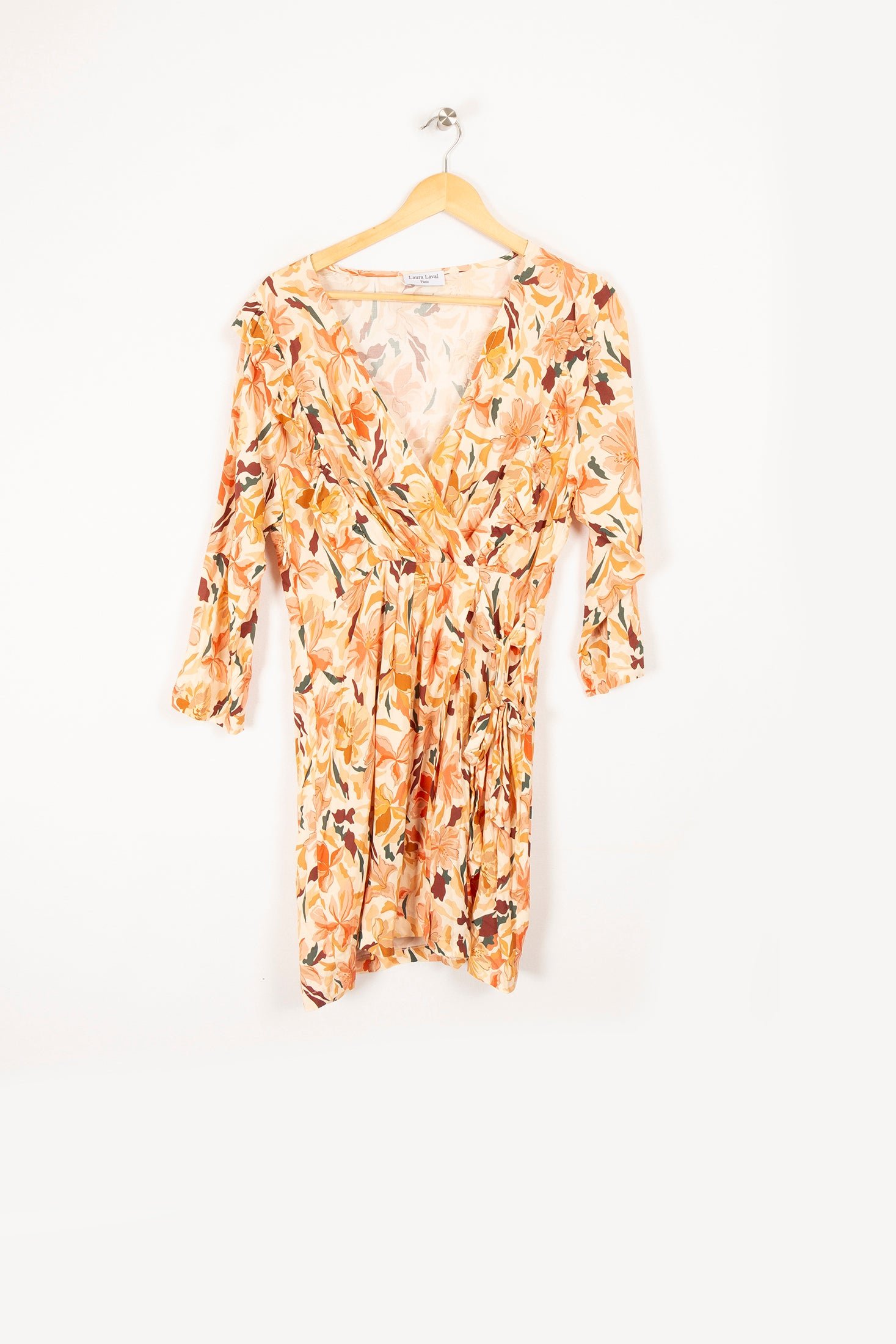 Long dress Laura Laval - Seconde Main Multicolored