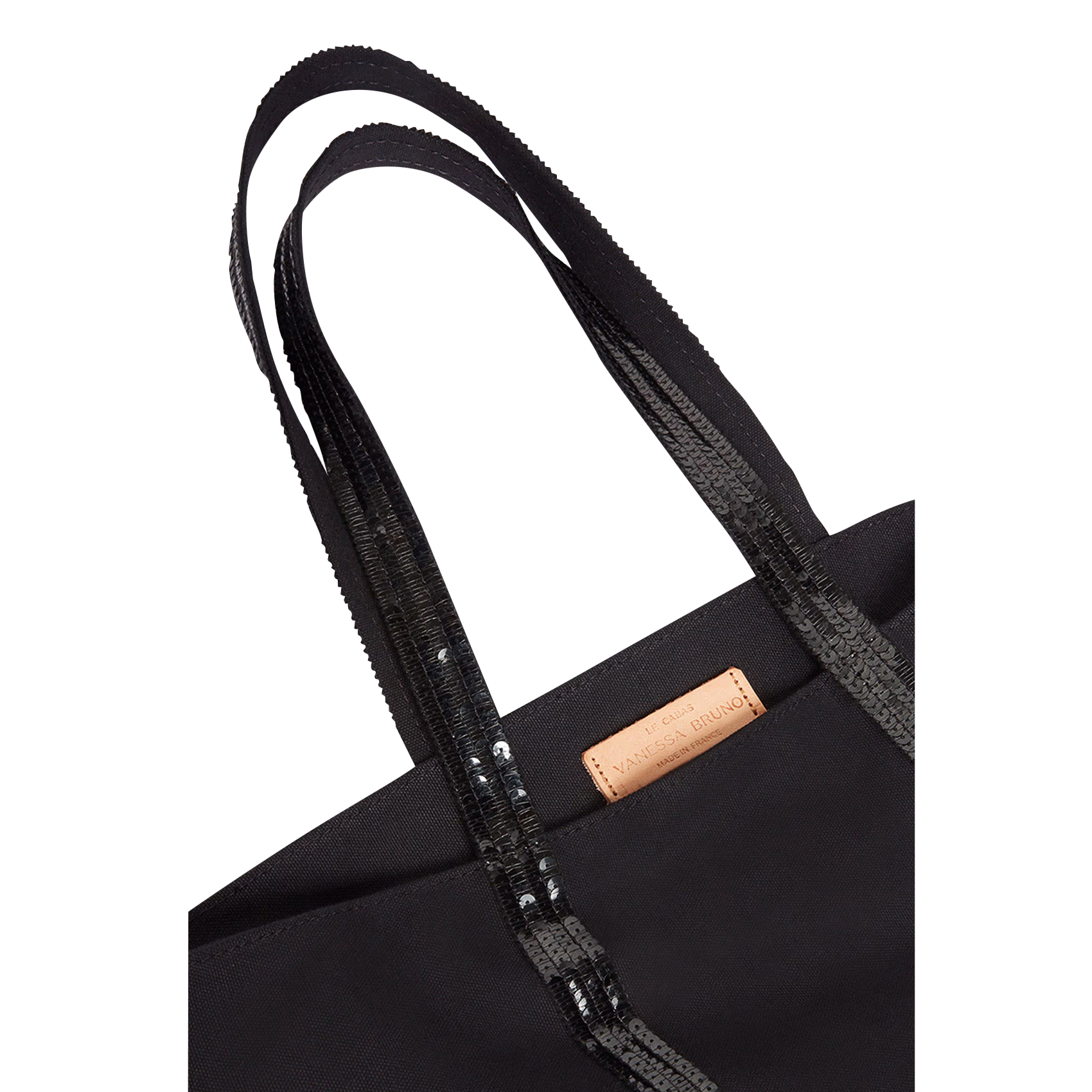 Sac cabas en coton Noir