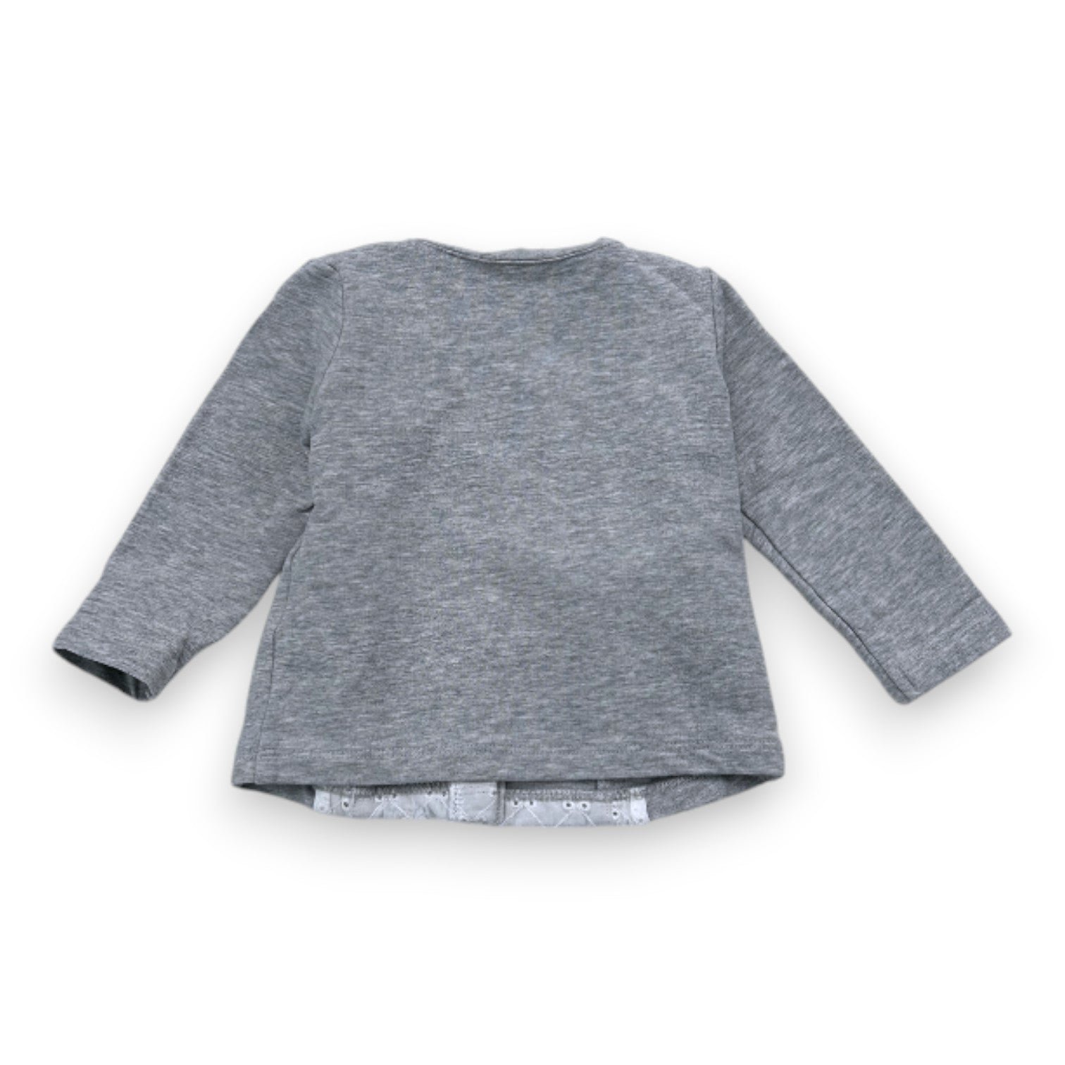 Grey Baby T-shirt - 6 months CARREMENT BEAU - Seconde Main Grey