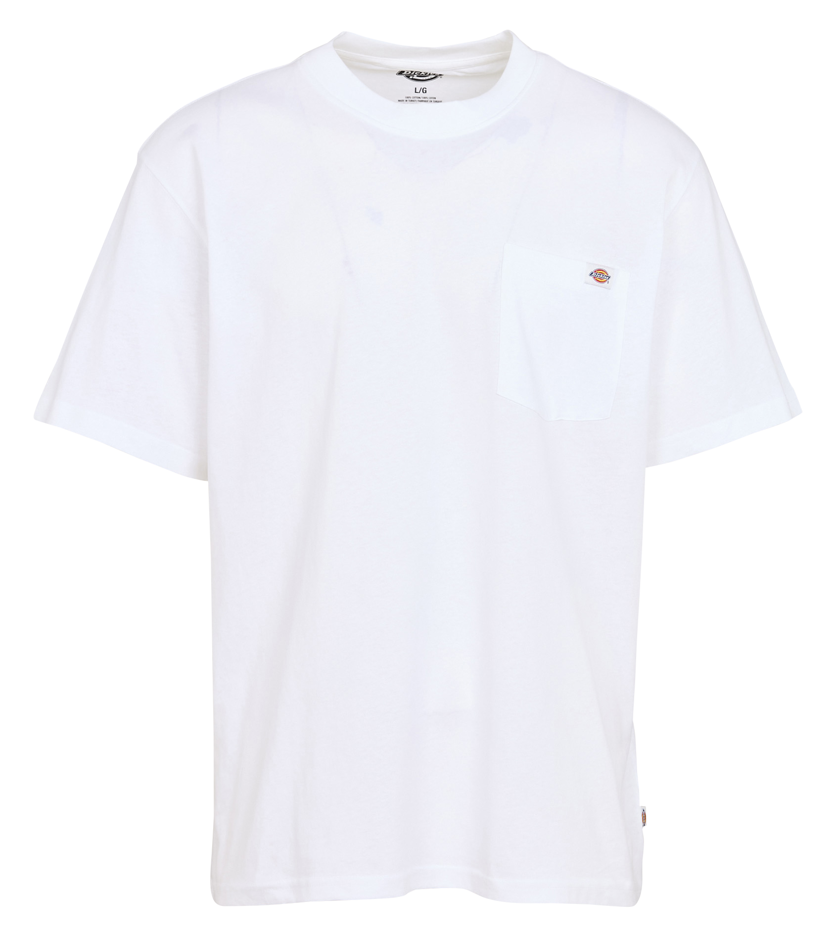 Straight cotton-blend T-shirt DICKIES White