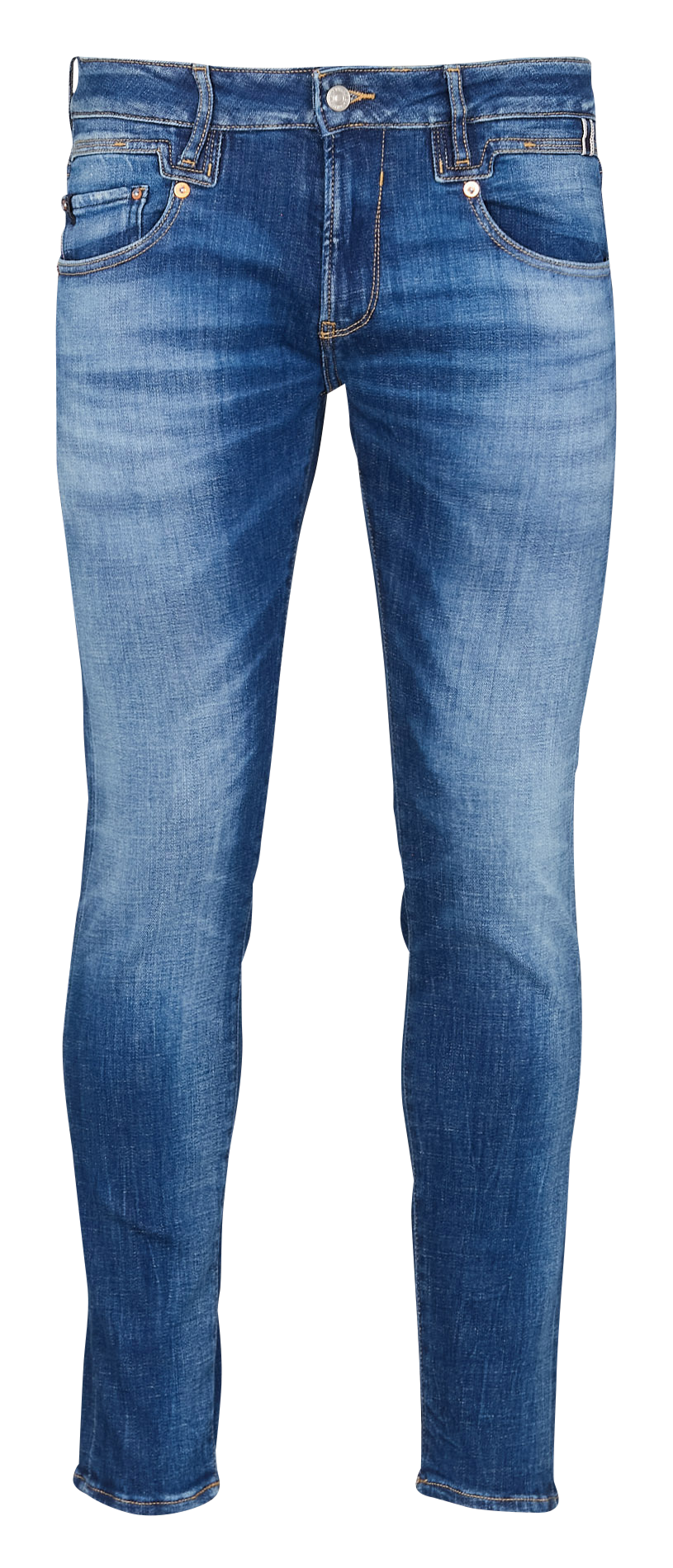 Jeans slim a vita alta LE TEMPS DES CERISES Blu